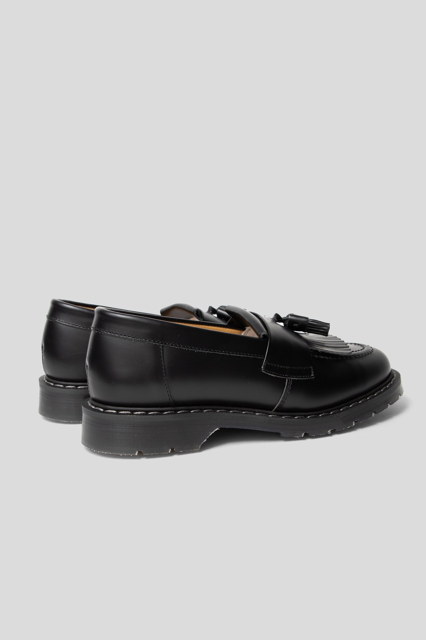 Tassel Loafer - Black Hi-Shine