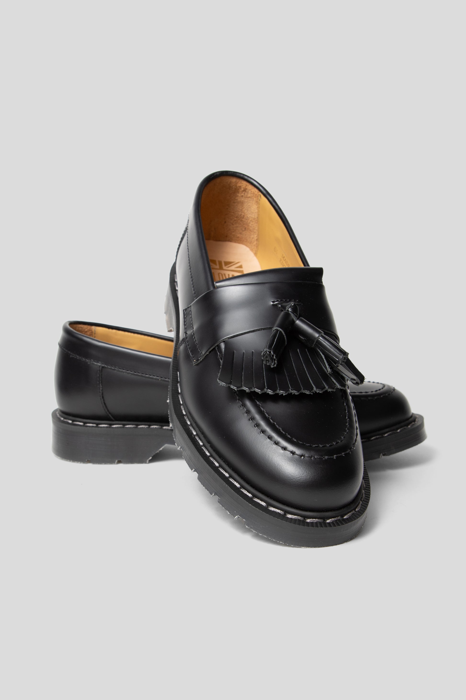 Solovair SS25 Tassel Loafer Black Hi-Shine 04