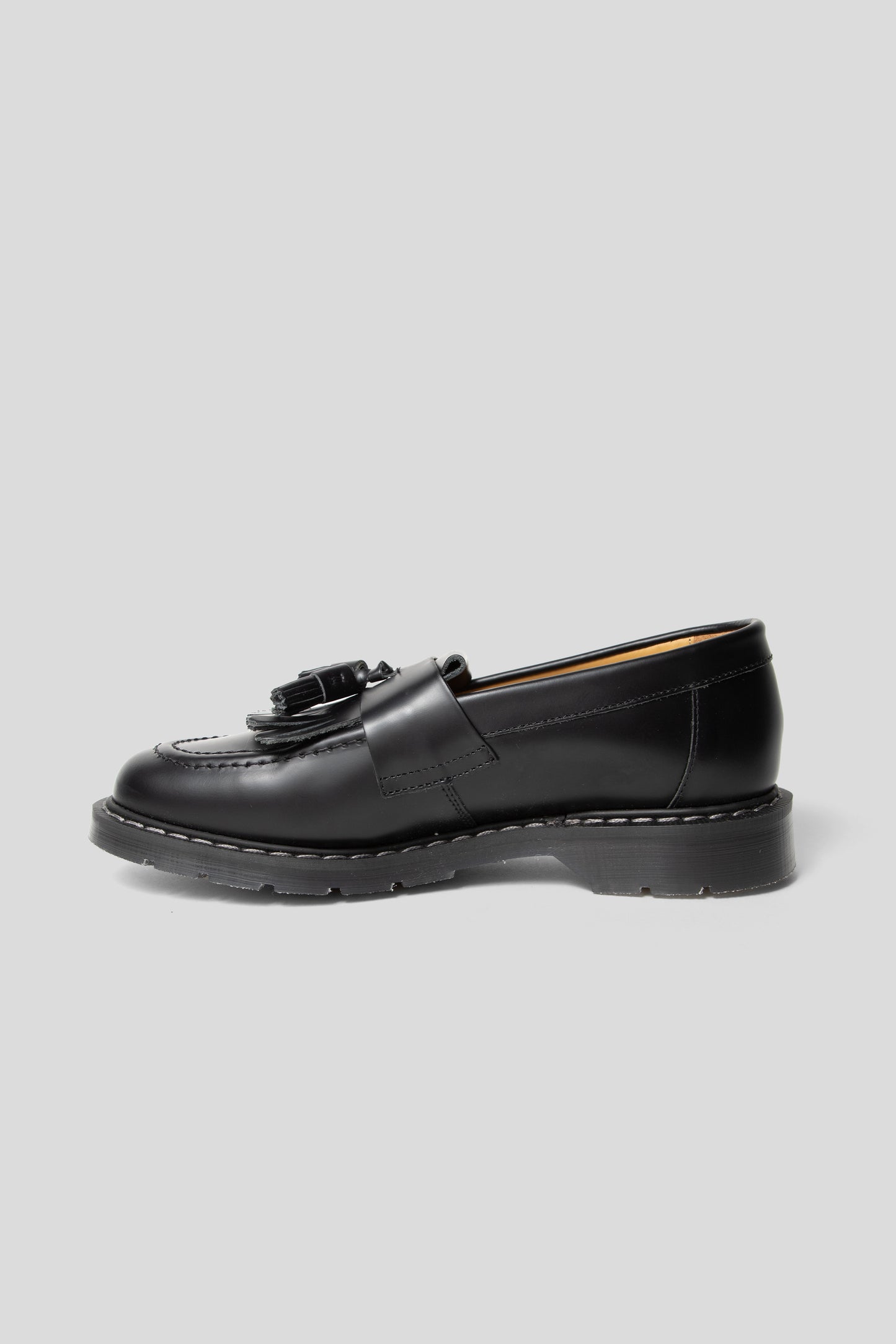 Tassel Loafer - Black Hi-Shine