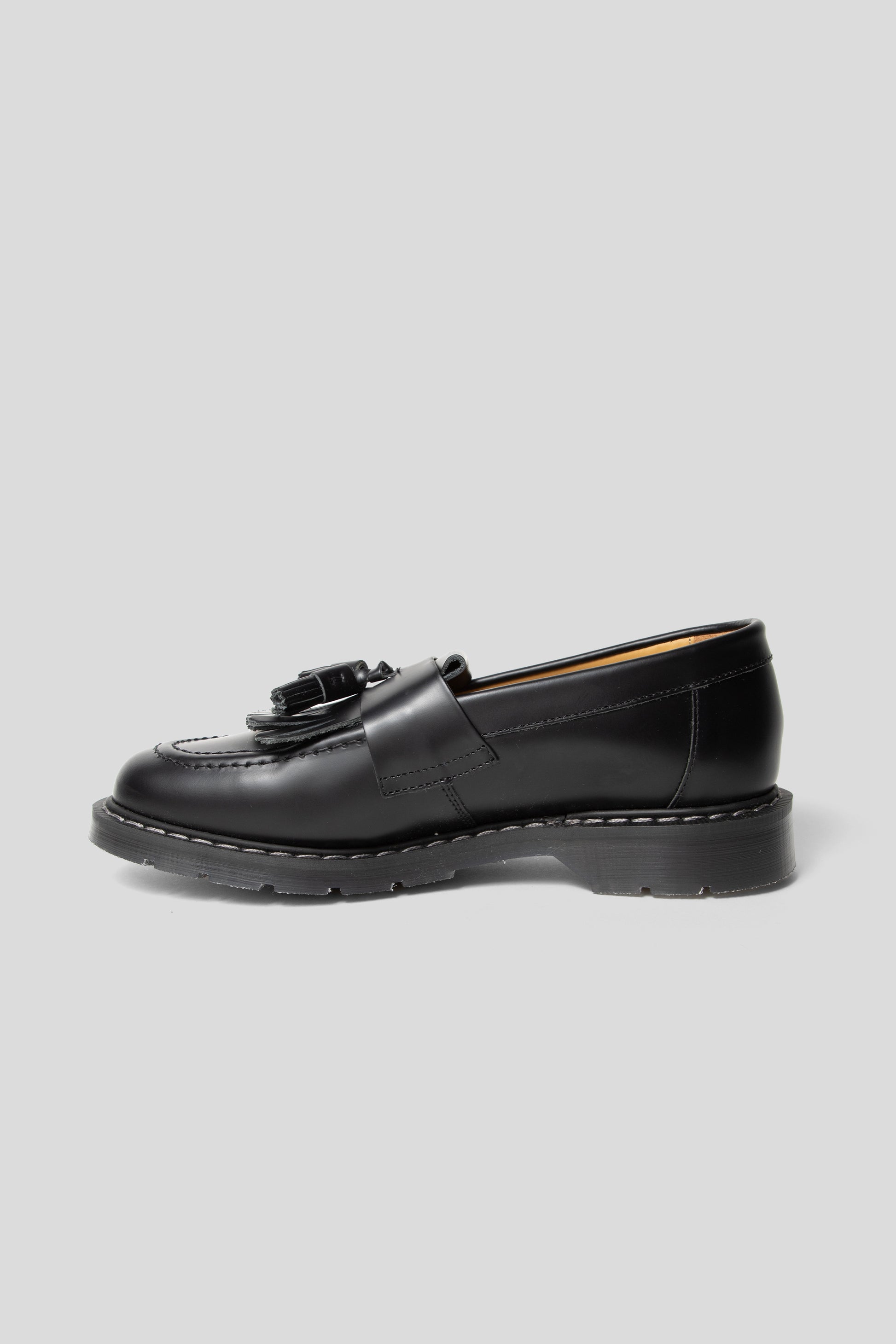 Solovair SS25 Tassel Loafer Black Hi-Shine 05