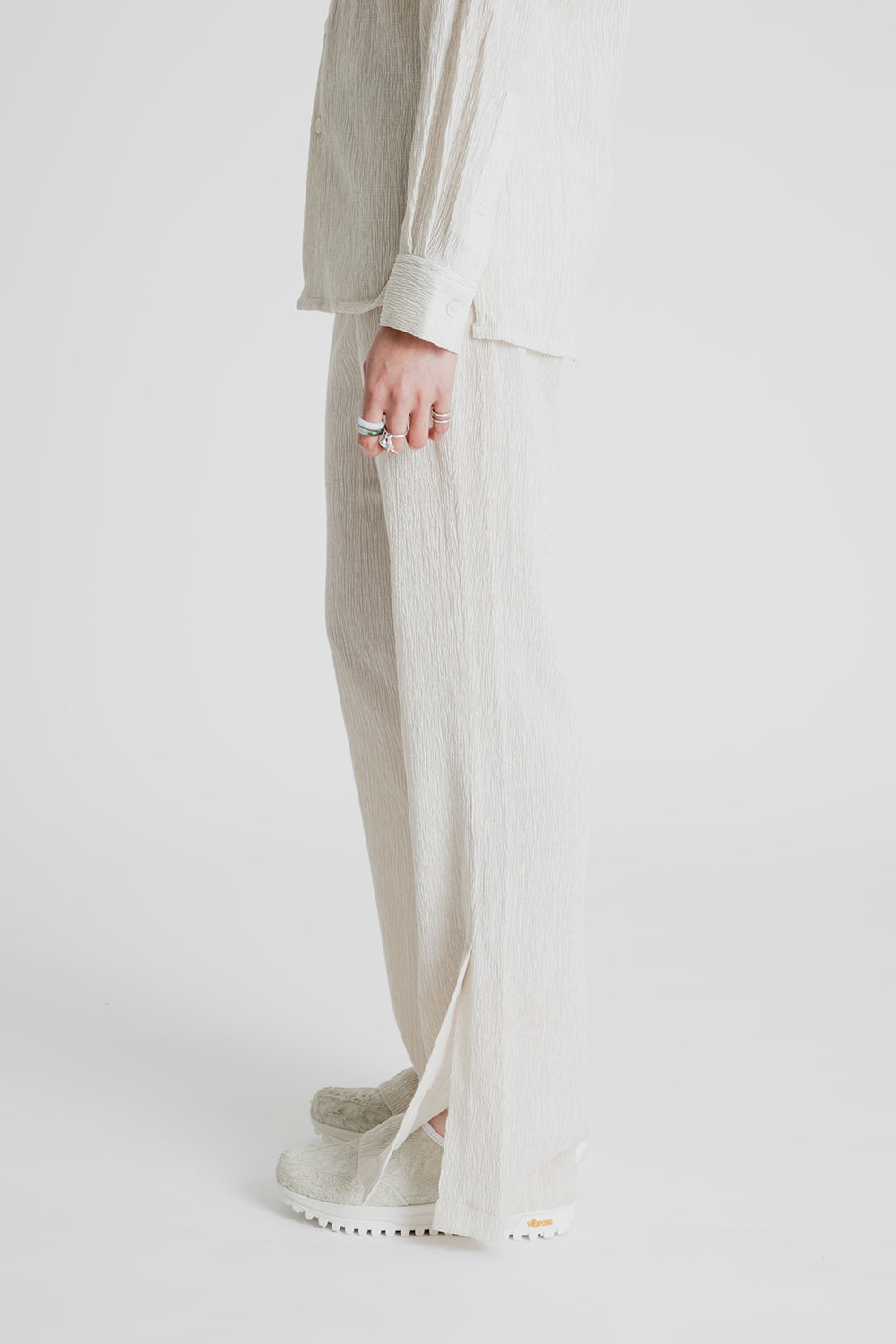 Soulland Kody Pants in Off White