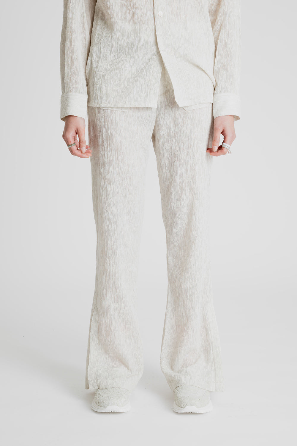 Soulland Kody Pants in Off White