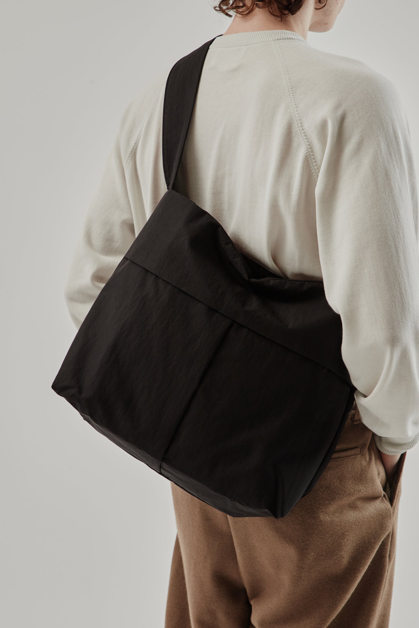 Still By Hand FW25 Padded Crossbody Bag Ink Black 2