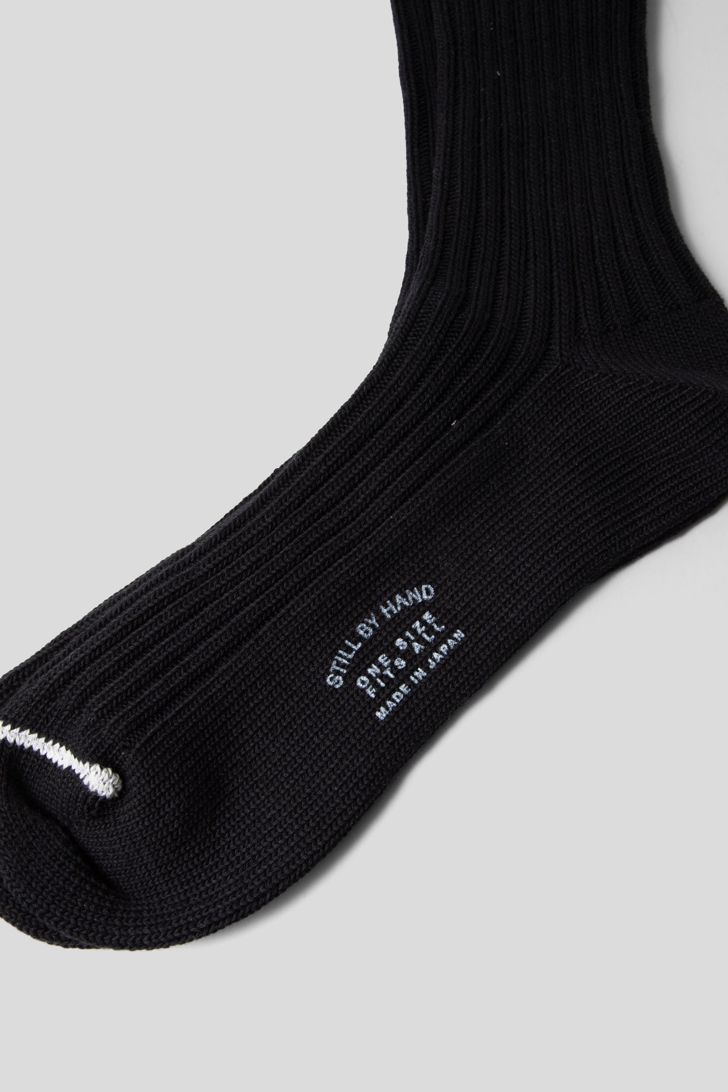 Still By Hand SS25 BMP Cotton Socks Black 03
