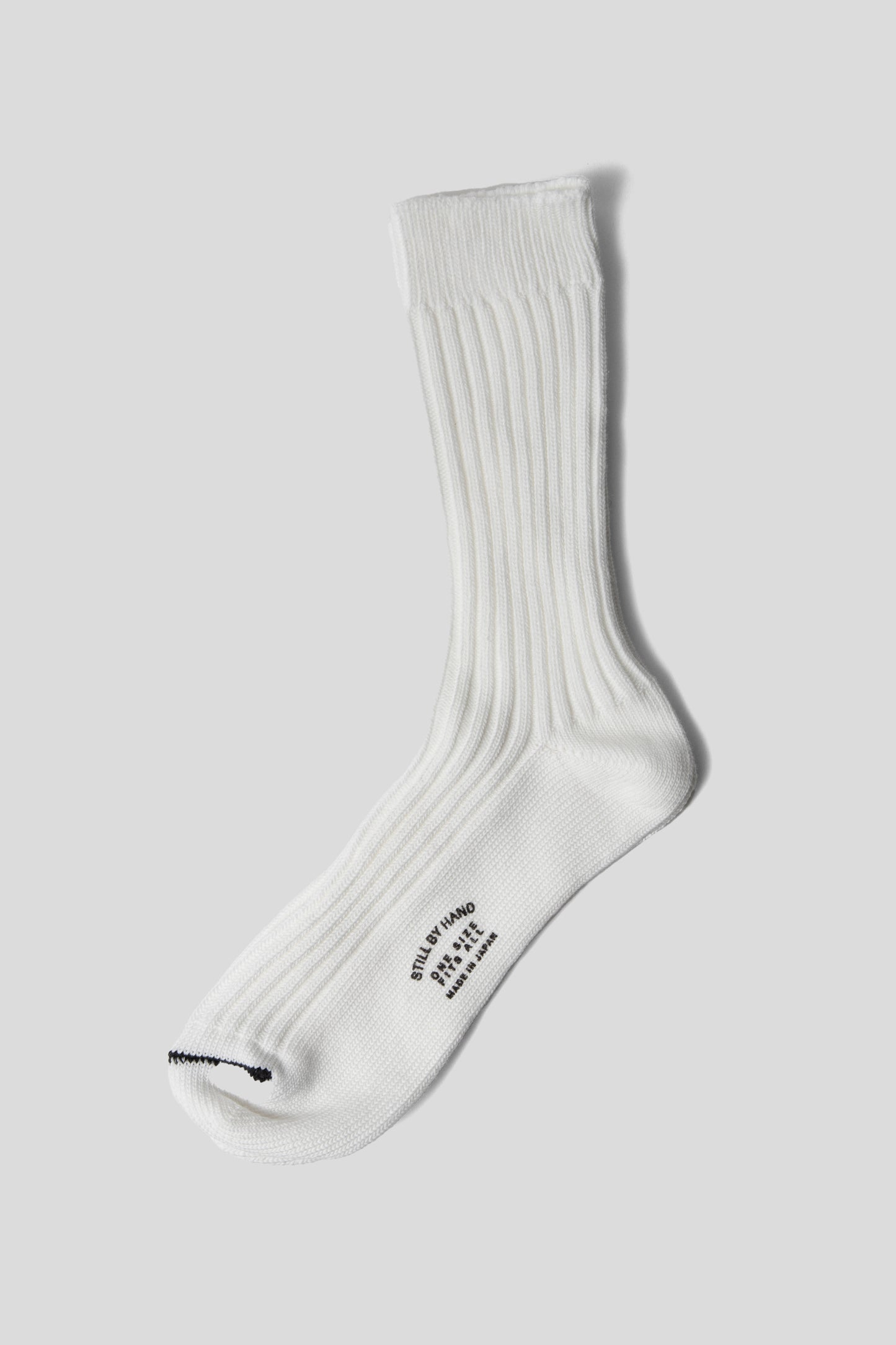 Still By Hand SS25 BMP Cotton Socks White 02