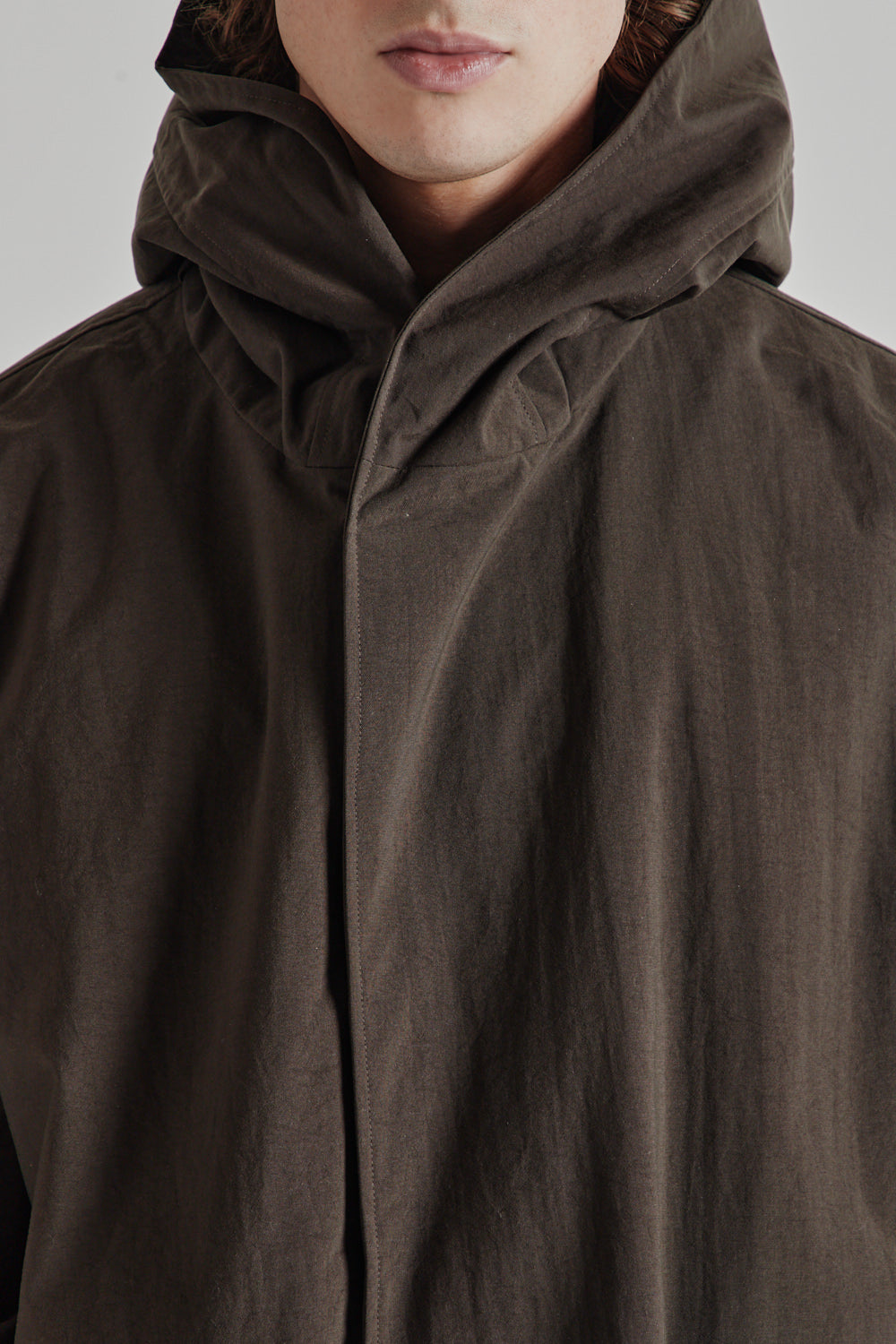 Still by Hand Nylon OX Hooded Coat 06
