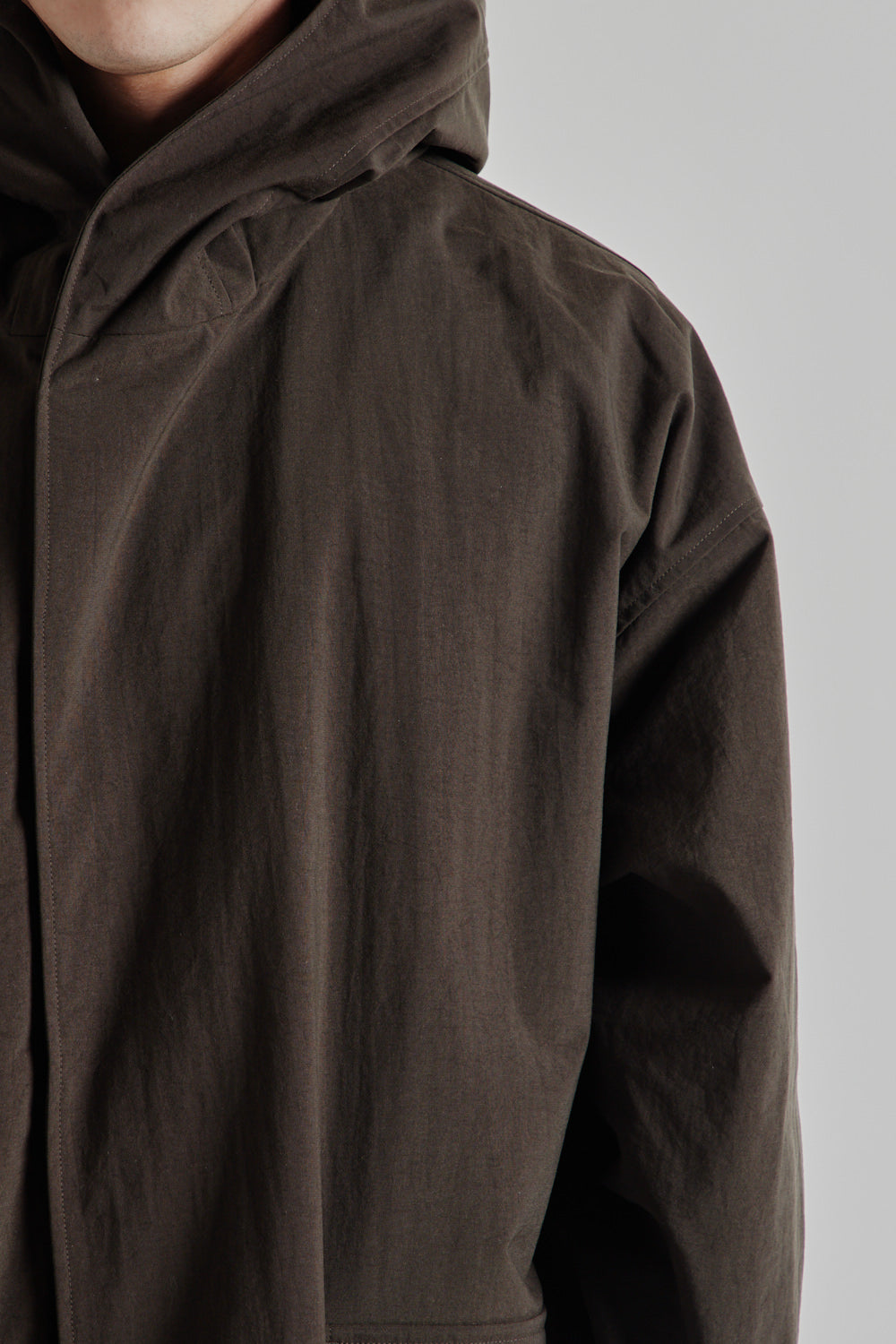 Still by Hand Nylon OX Hooded Coat 07