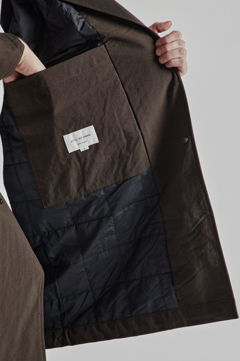 Still by Hand Nylon OX Hooded Coat 13