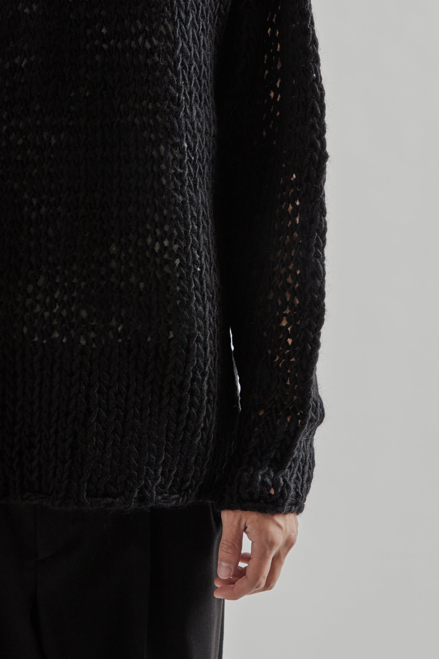 Sugarhill FW25 Low Gouge Pullover Black14