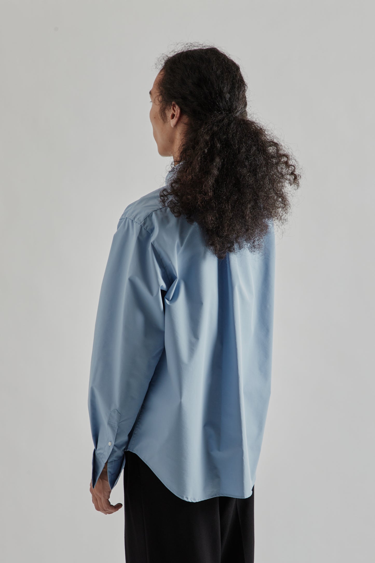Sugarhill FW25 Ribbon Collar Shirt Blue 4