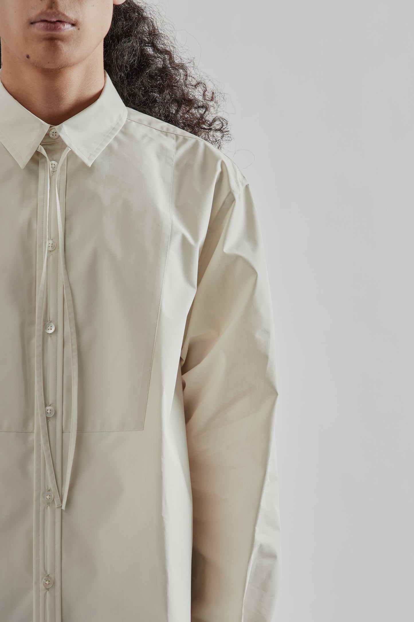 Sugarhill FW25 Ribbon Collar Shirt Ecru12