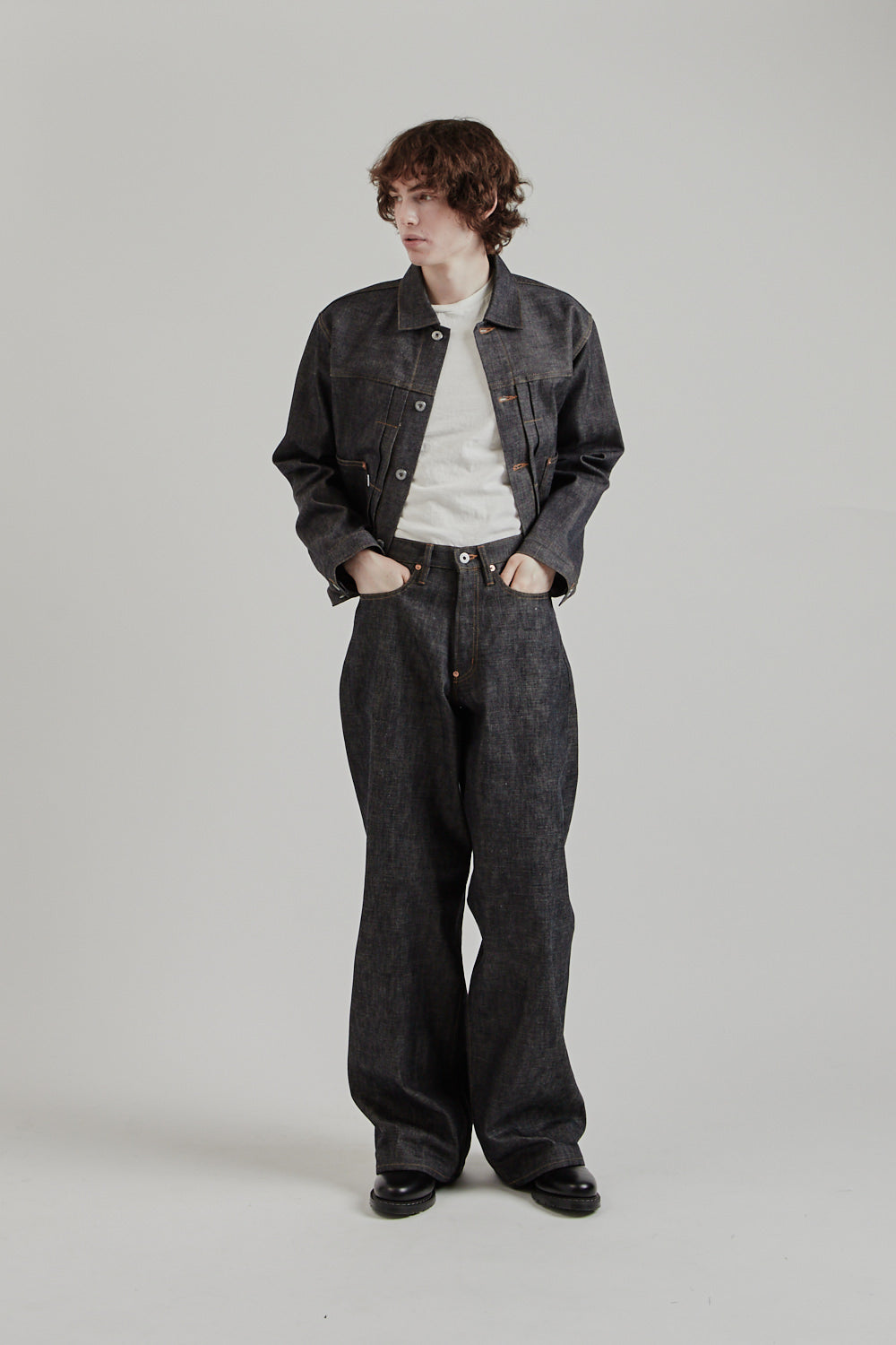 Sugarhill SS25 Modern Denim Jacket Rigid Indigo 12