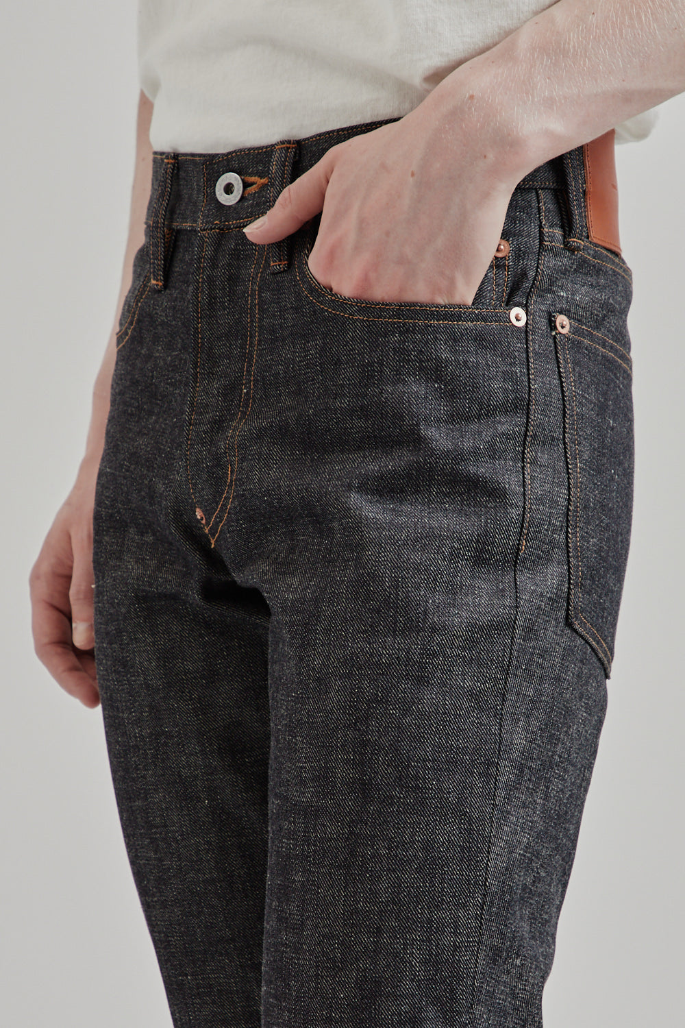 Sugarhill SS25 Modern Denim Pants Flared Cut Rigid Indigo 010