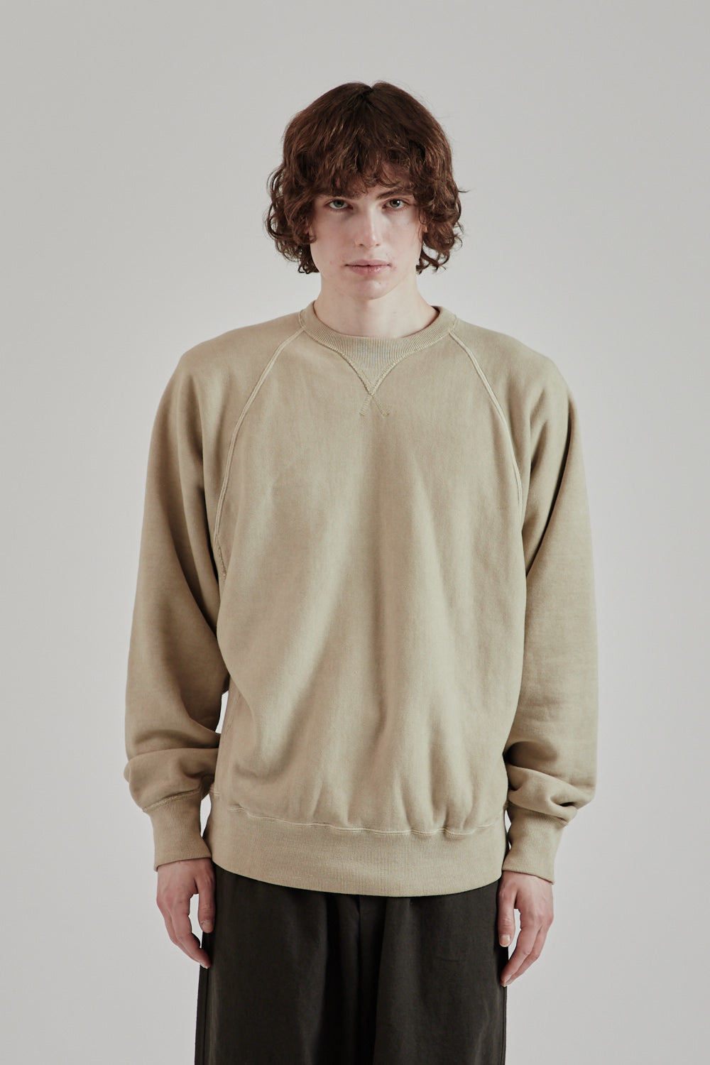 Sugarhill SS25 Pigment Dye Sweater Smoke White 03