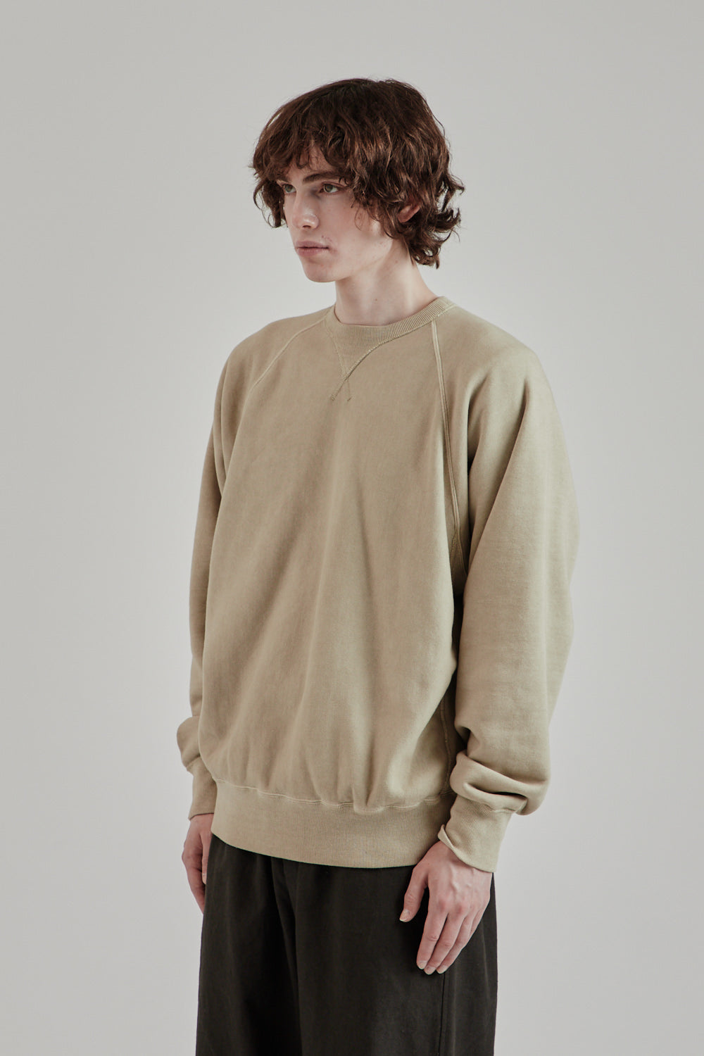 Sugarhill SS25 Pigment Dye Sweater Smoke White 04