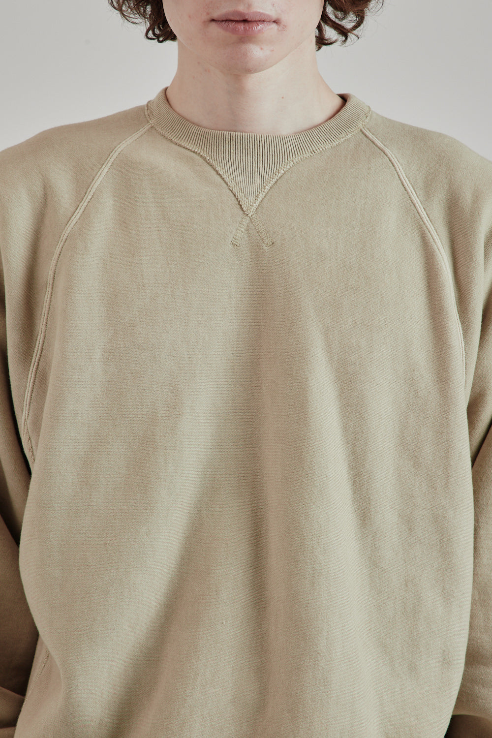 Sugarhill SS25 Pigment Dye Sweater Smoke White 07