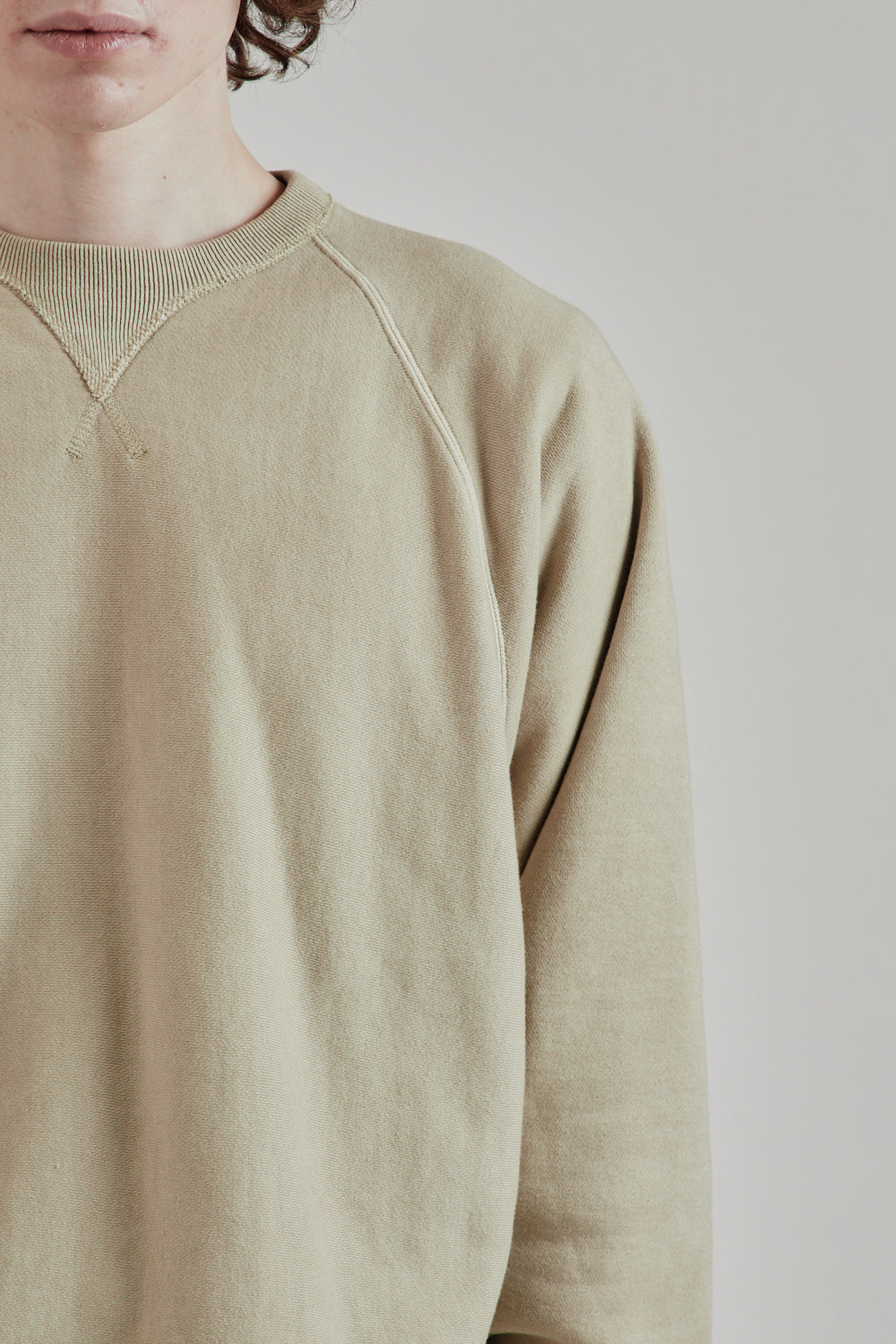 Sugarhill SS25 Pigment Dye Sweater Smoke White 08