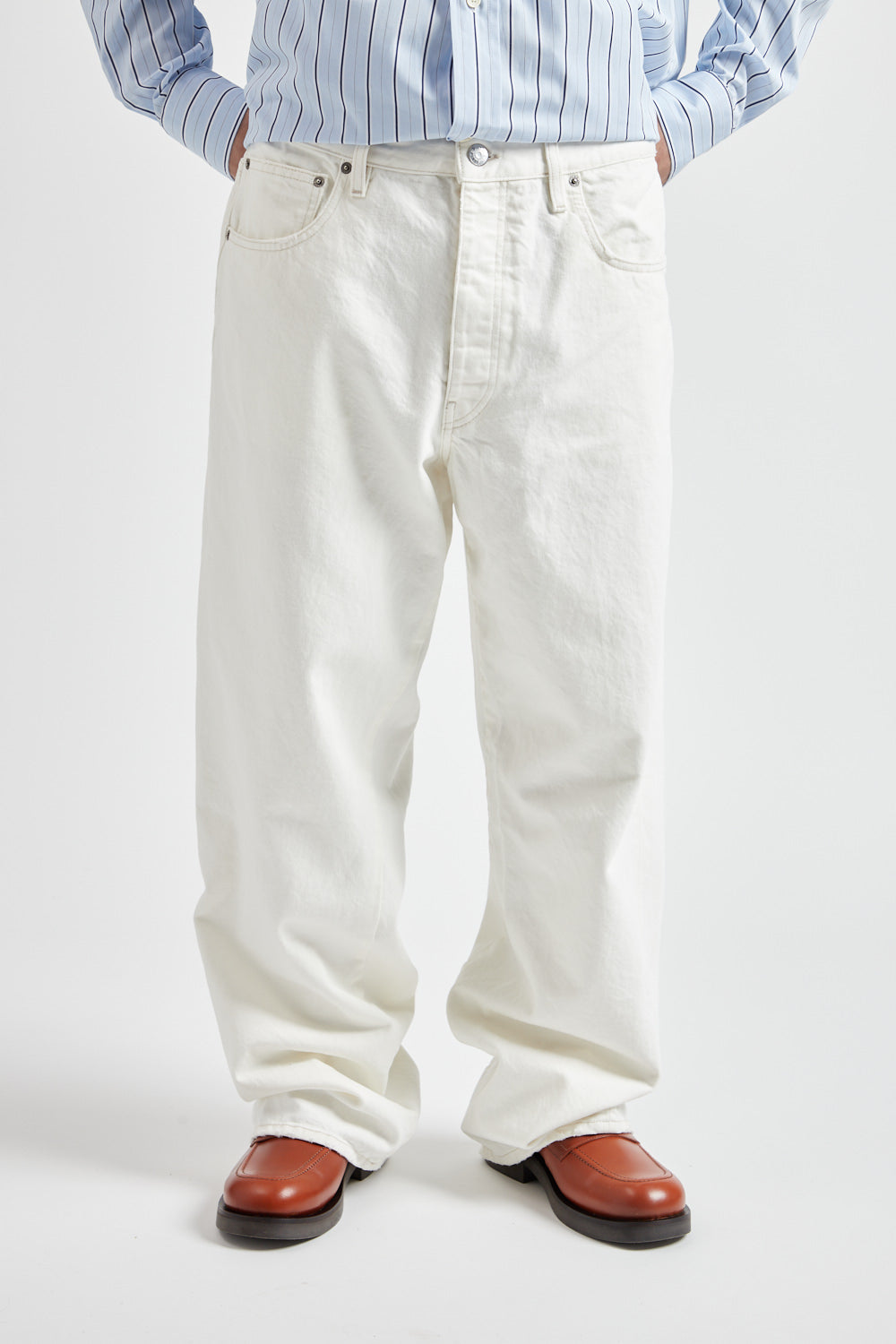 Wide Twist Denim - Vintage White - Wallace Mercantile Shop