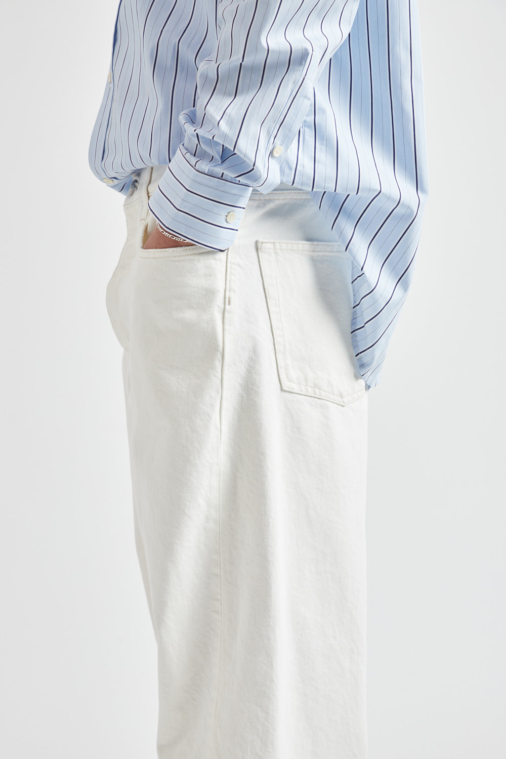 Wide Twist Denim - Vintage White - Wallace Mercantile Shop