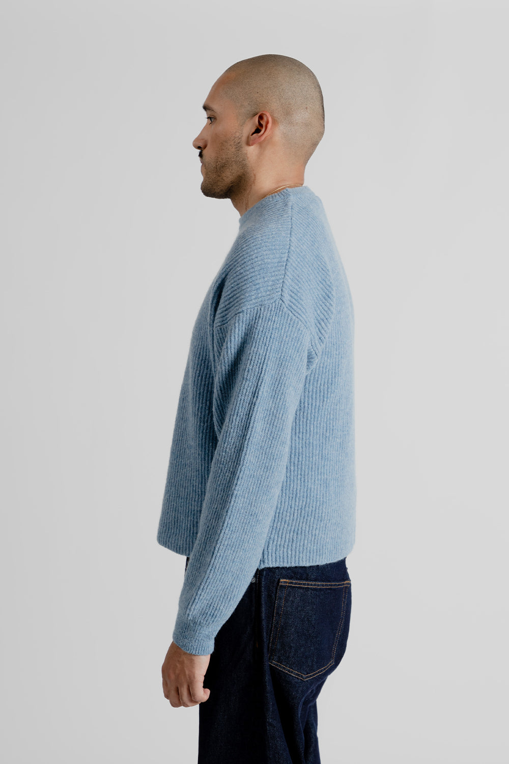 Sunflower Air Rib Knit in Blue