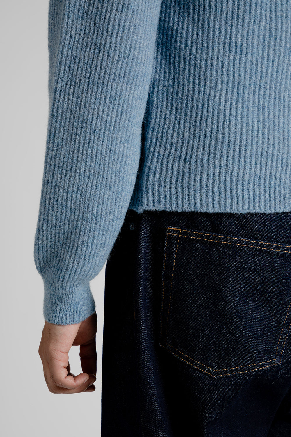Sunflower Air Rib Knit in Blue