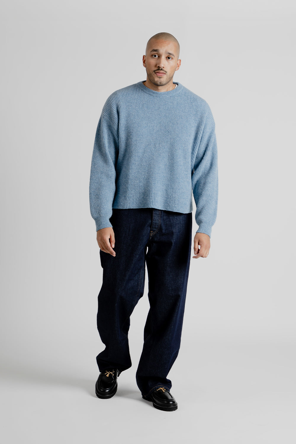 Sunflower Air Rib Knit in Blue