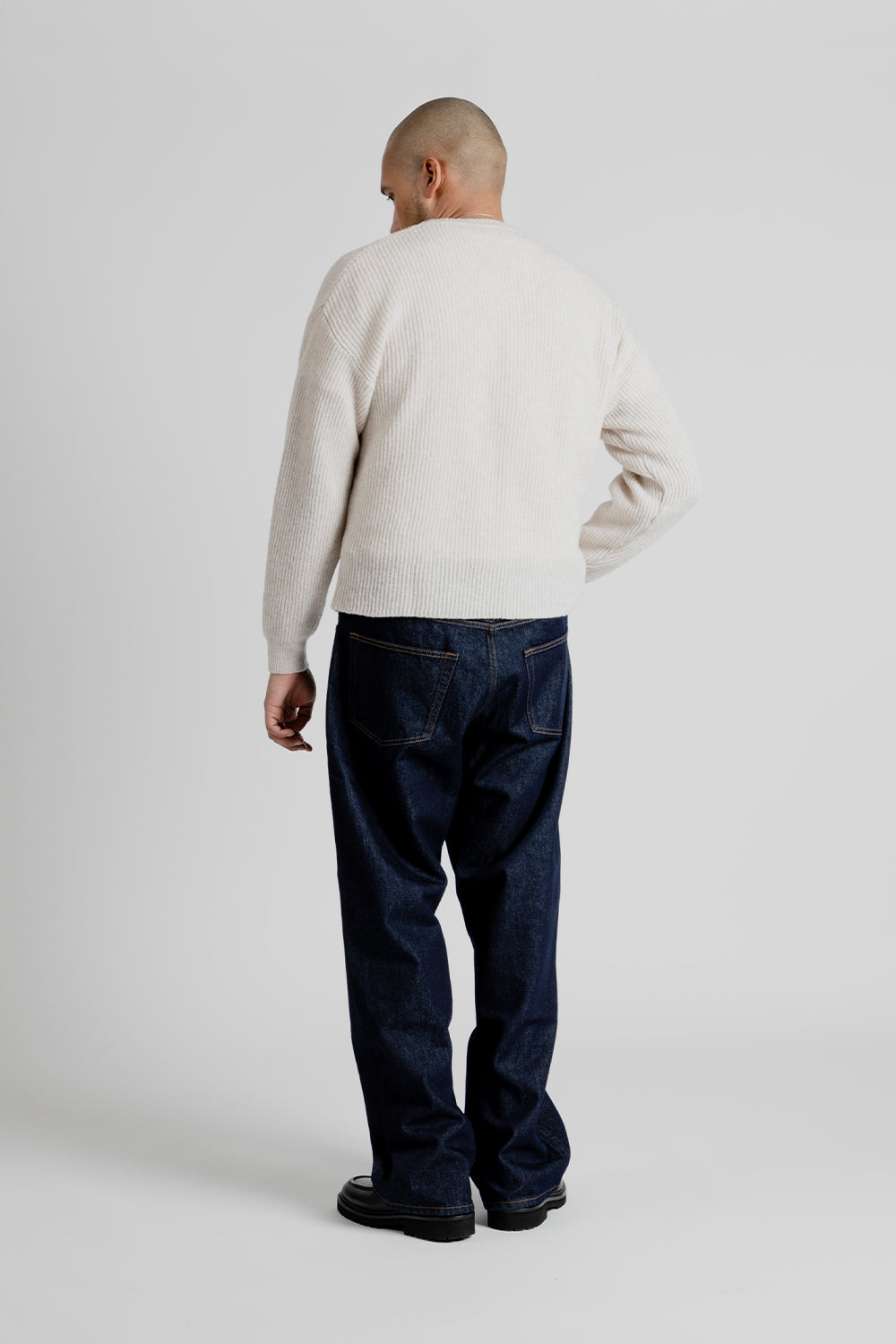 Sunflower Air Rib Knit in Off-White