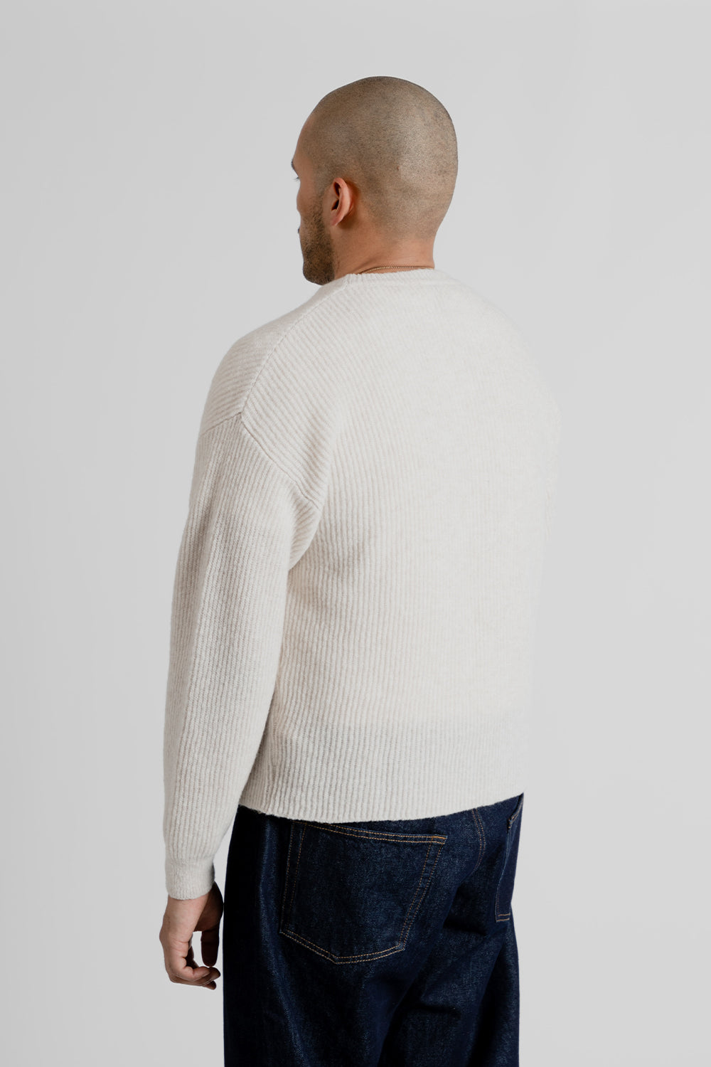 Sunflower Air Rib Knit in Off-White