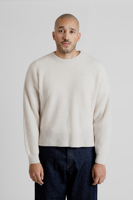 Sunflower Air Rib Knit in Off-White