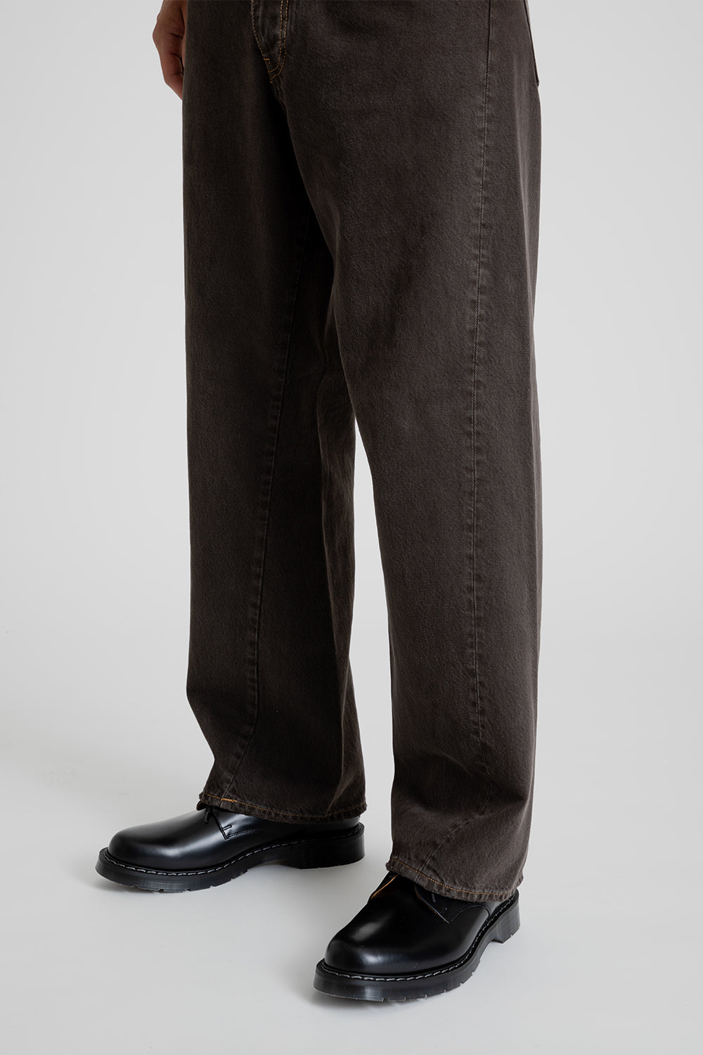 Sunflower Denim Wide Twist in Vintage Brown