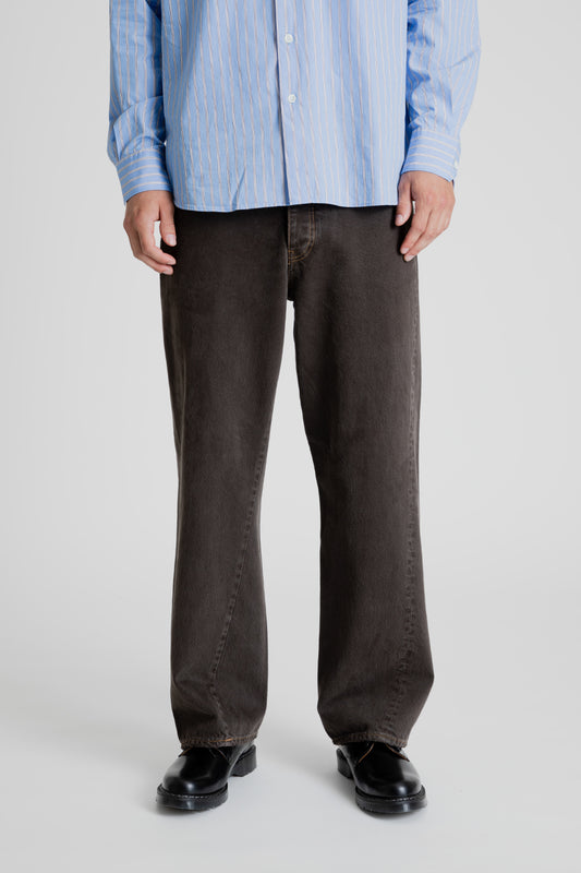 Sunflower Denim Wide Twist in Vintage Brown