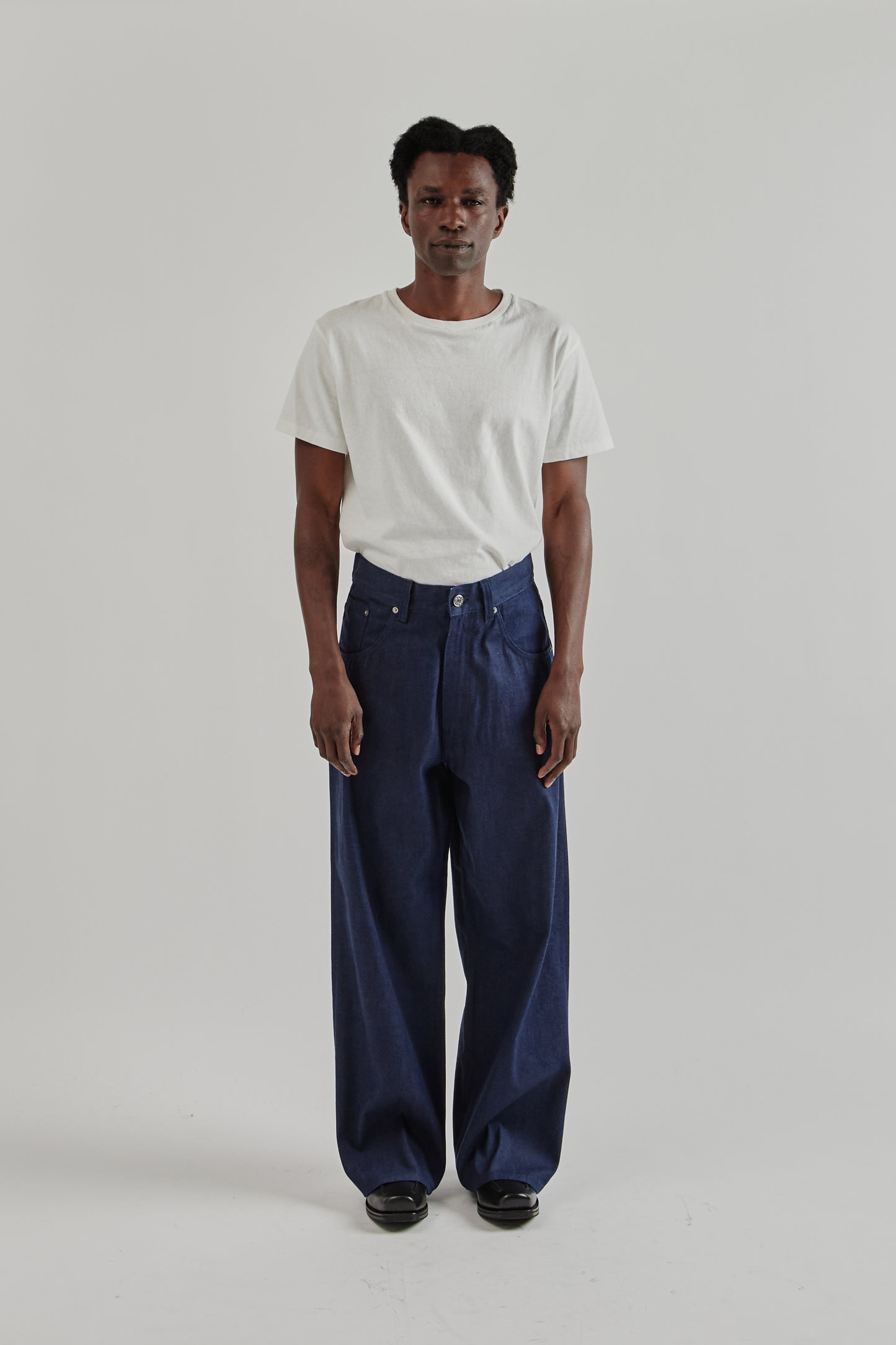 Sunflower FW25 Super Wide Cinch Denim Indigo Raw1
