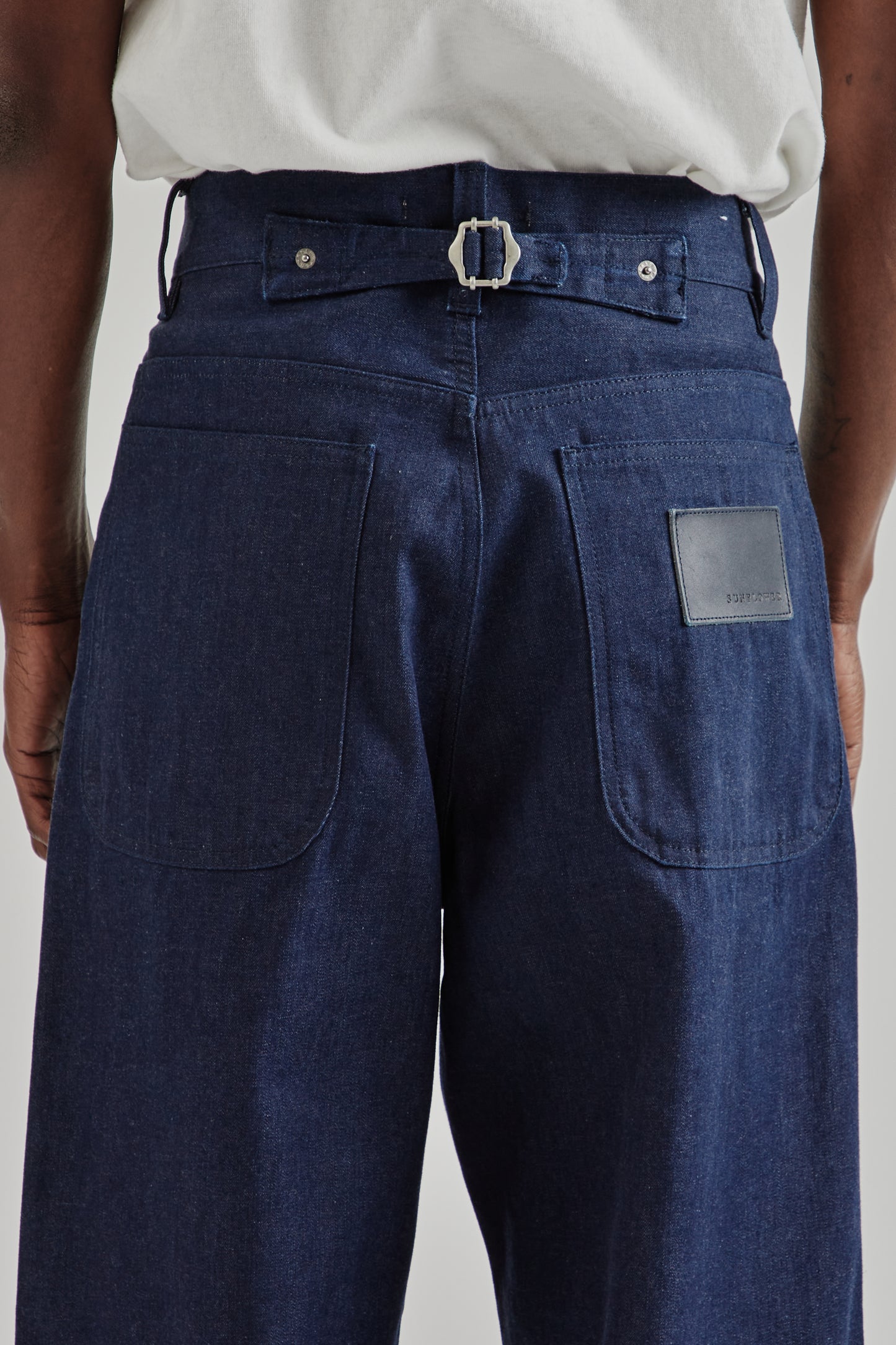 Sunflower FW25 Super Wide Cinch Denim Indigo Raw11