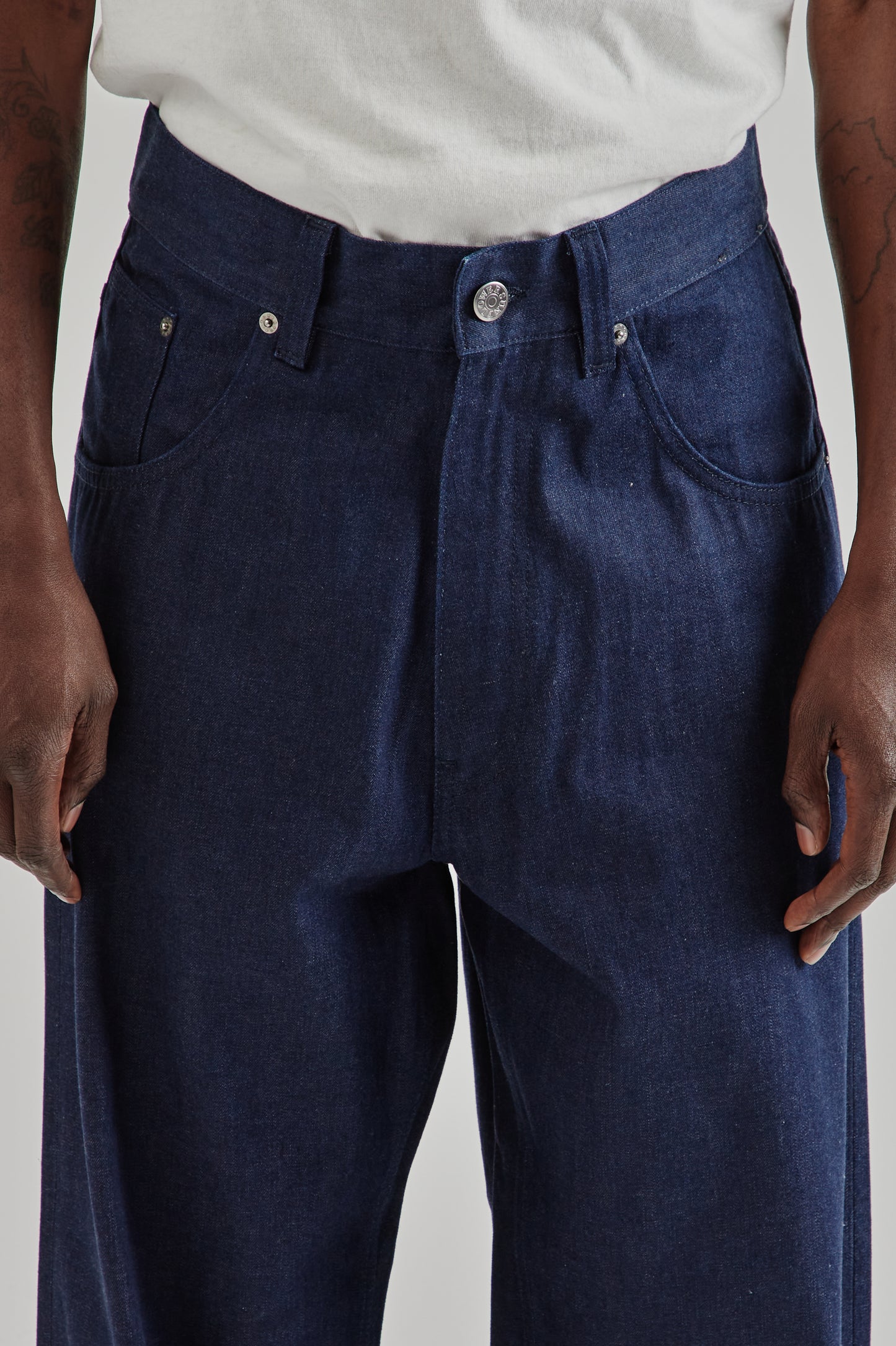 Sunflower FW25 Super Wide Cinch Denim Indigo Raw14