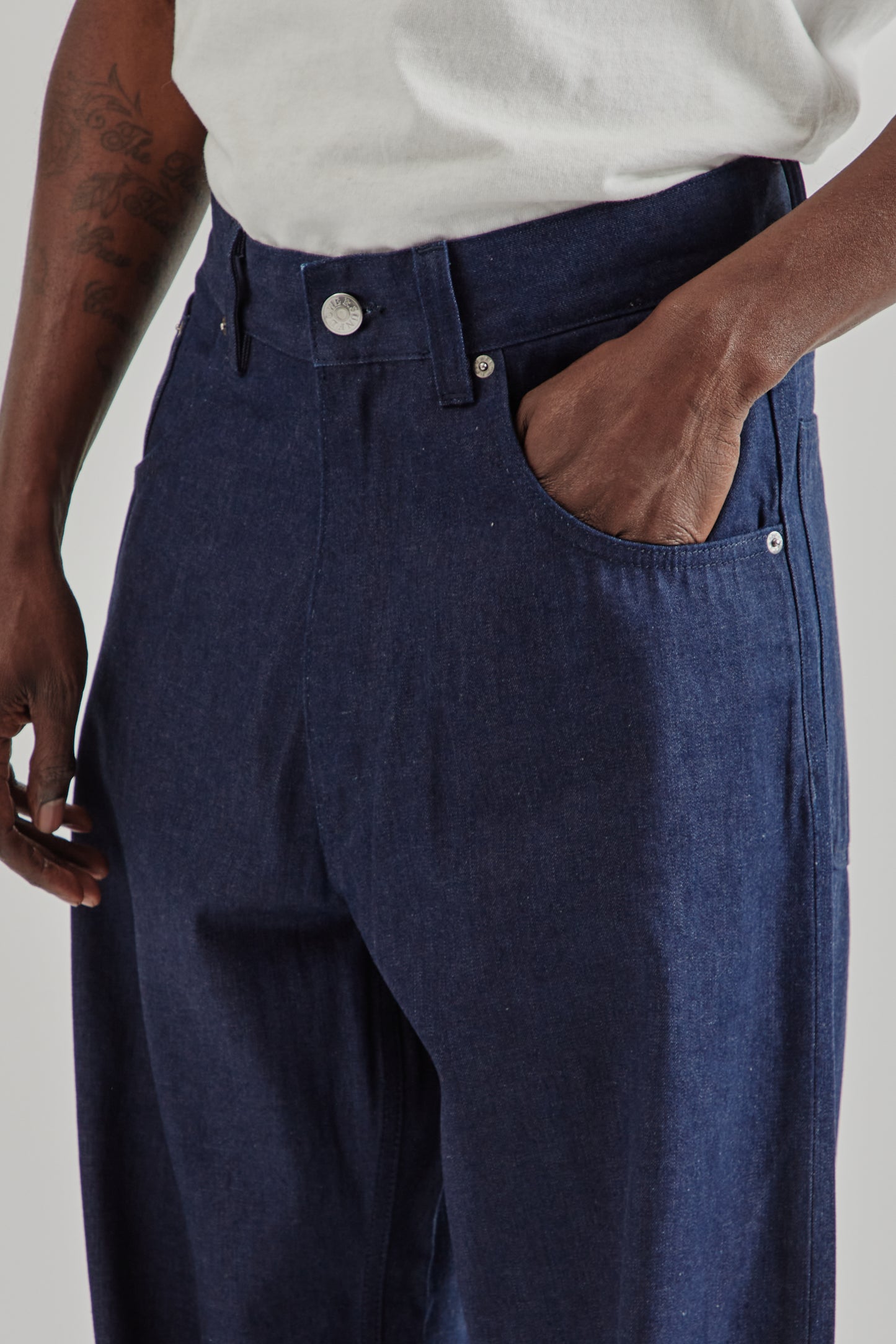 Sunflower FW25 Super Wide Cinch Denim Indigo Raw16