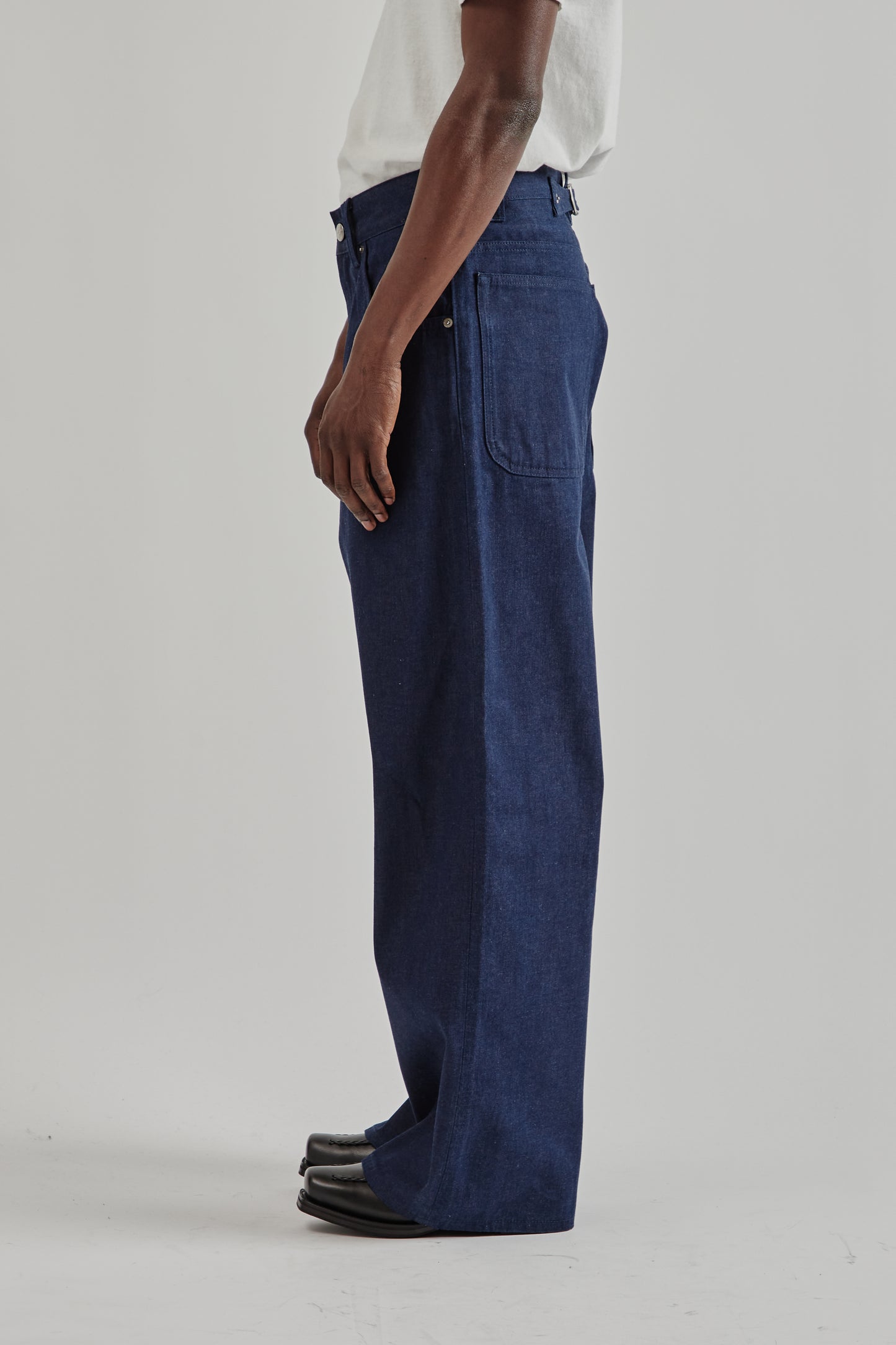 Sunflower FW25 Super Wide Cinch Denim Indigo Raw8