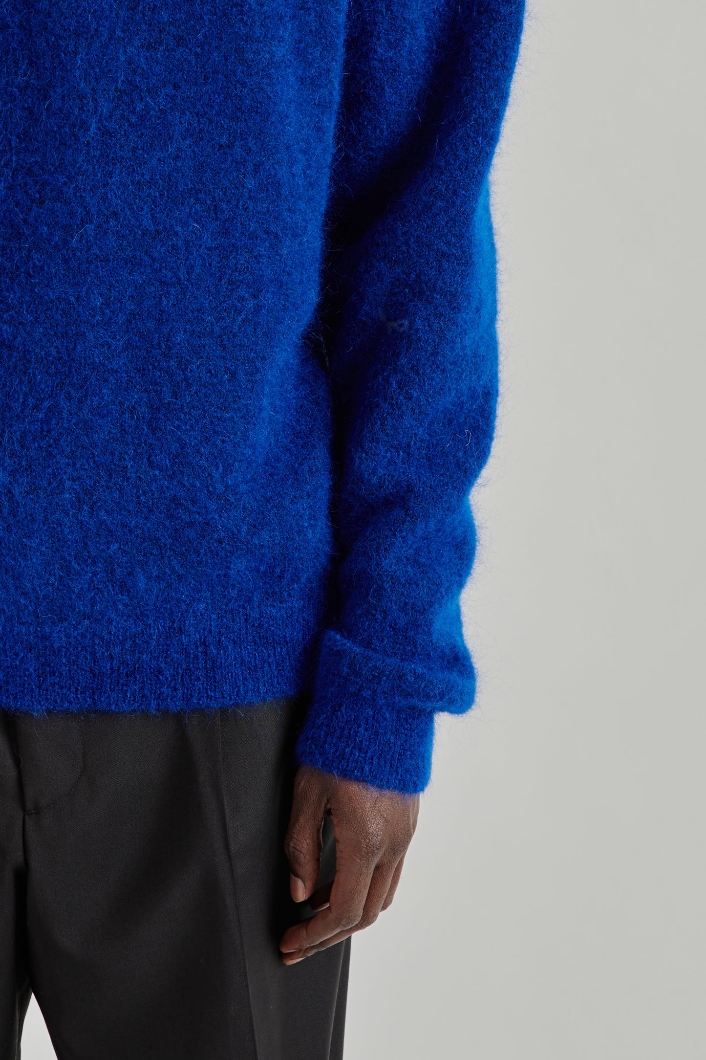 Mohair Polo - Klein Blue