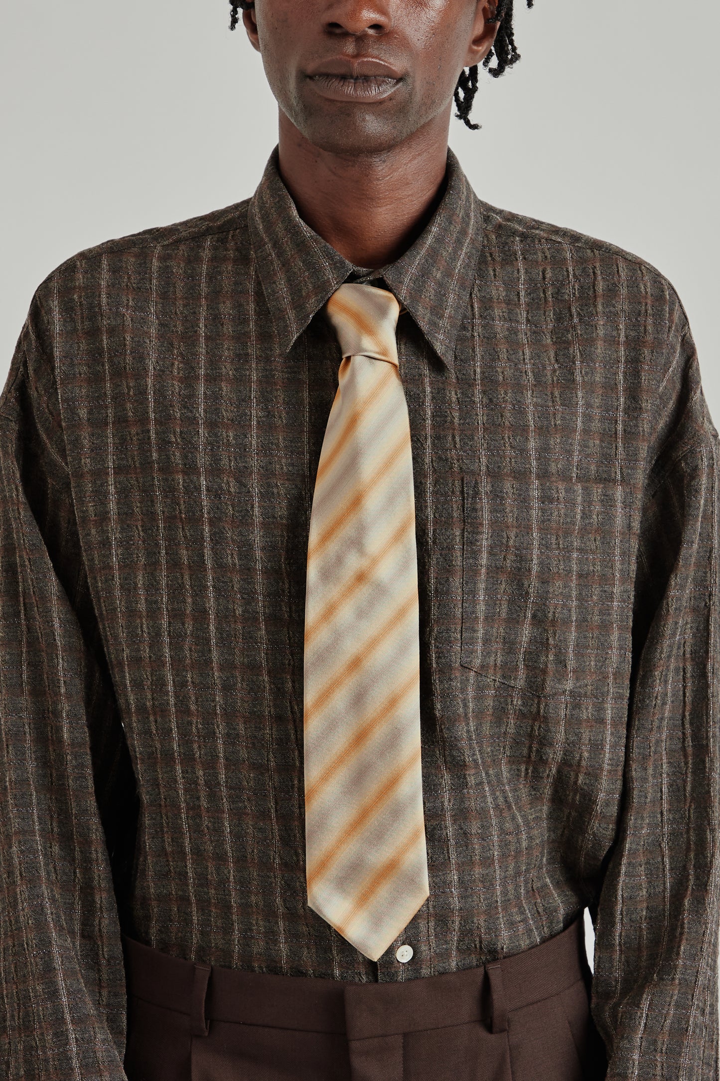 Silk Tie - Beige