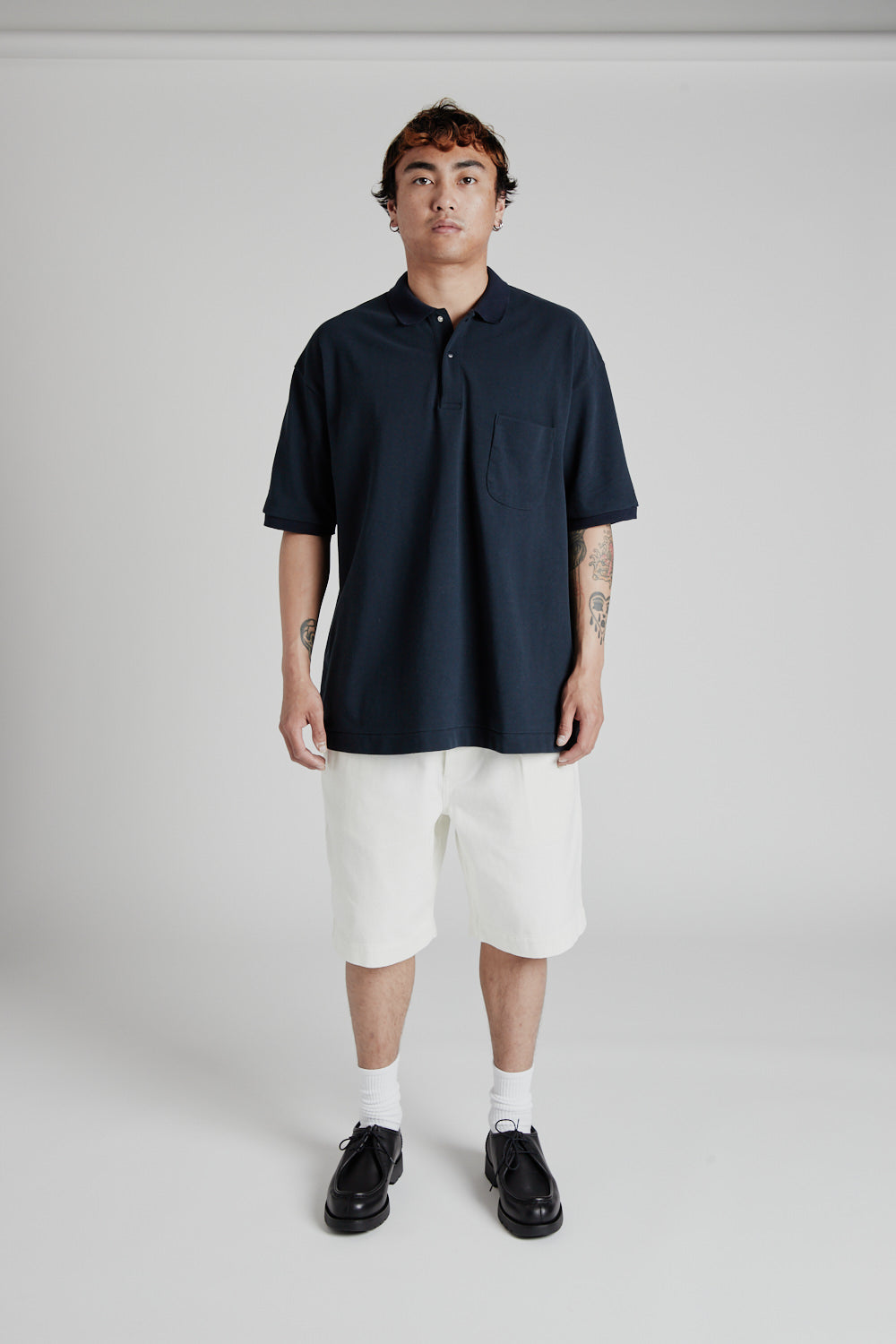 Pleated Shorts - White - Wallace Mercantile Shop