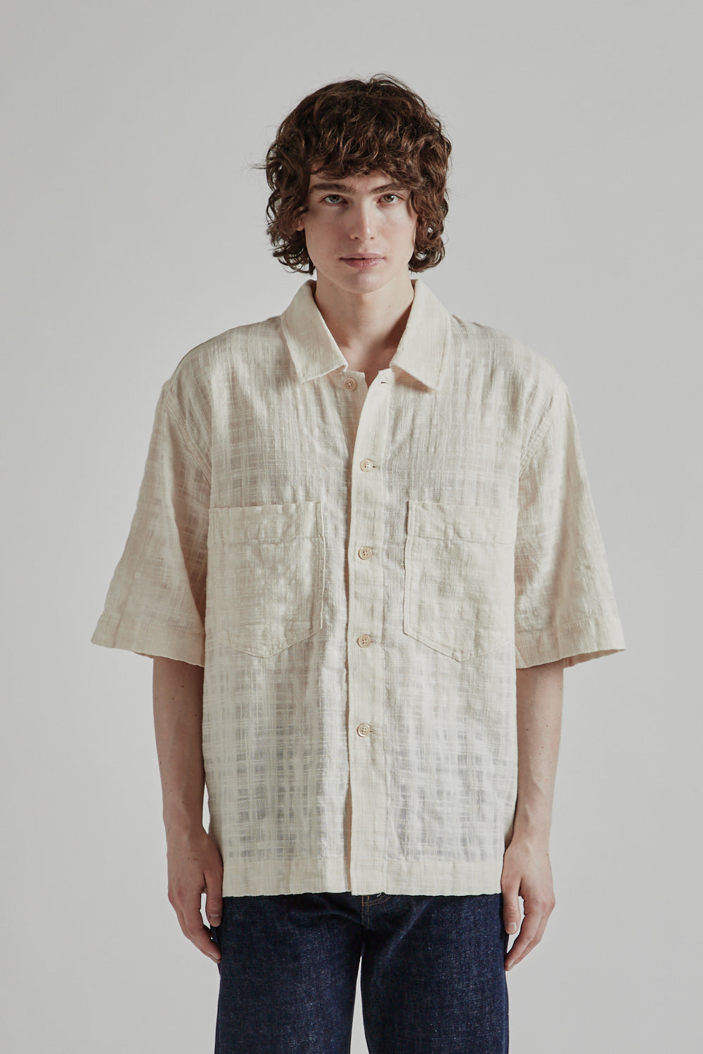 Sunflower Adam Shirt - Off White | Wallace Mercantile Shop