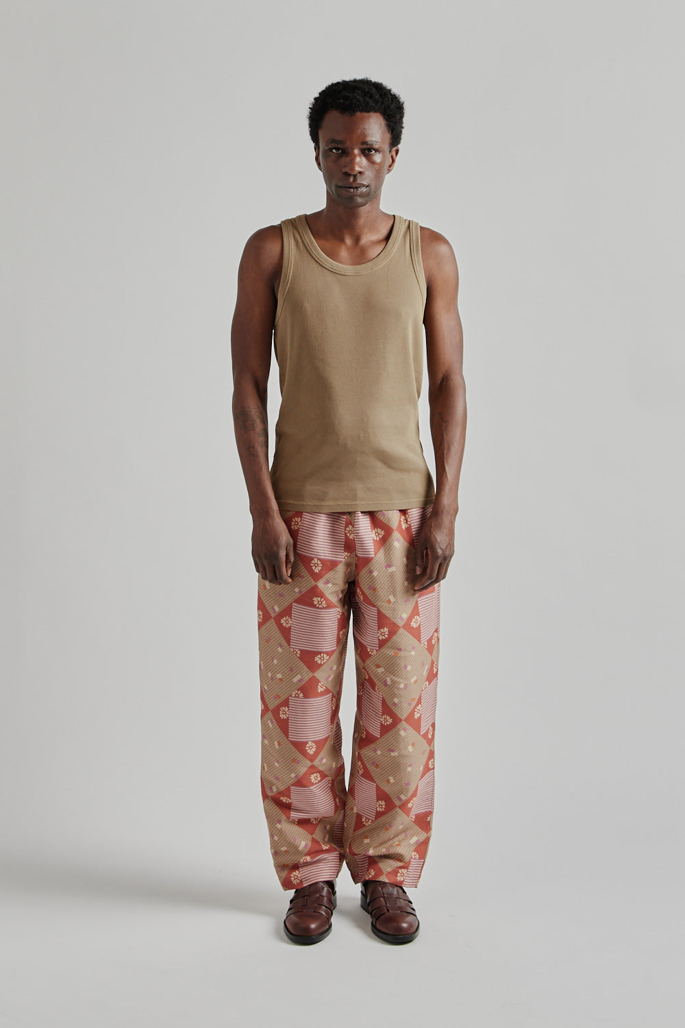 Sunflower SS25 Rib Tank Top Khaki 11