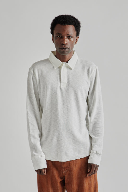 Sunflower SS25 Rugby Waffle Tee White 2