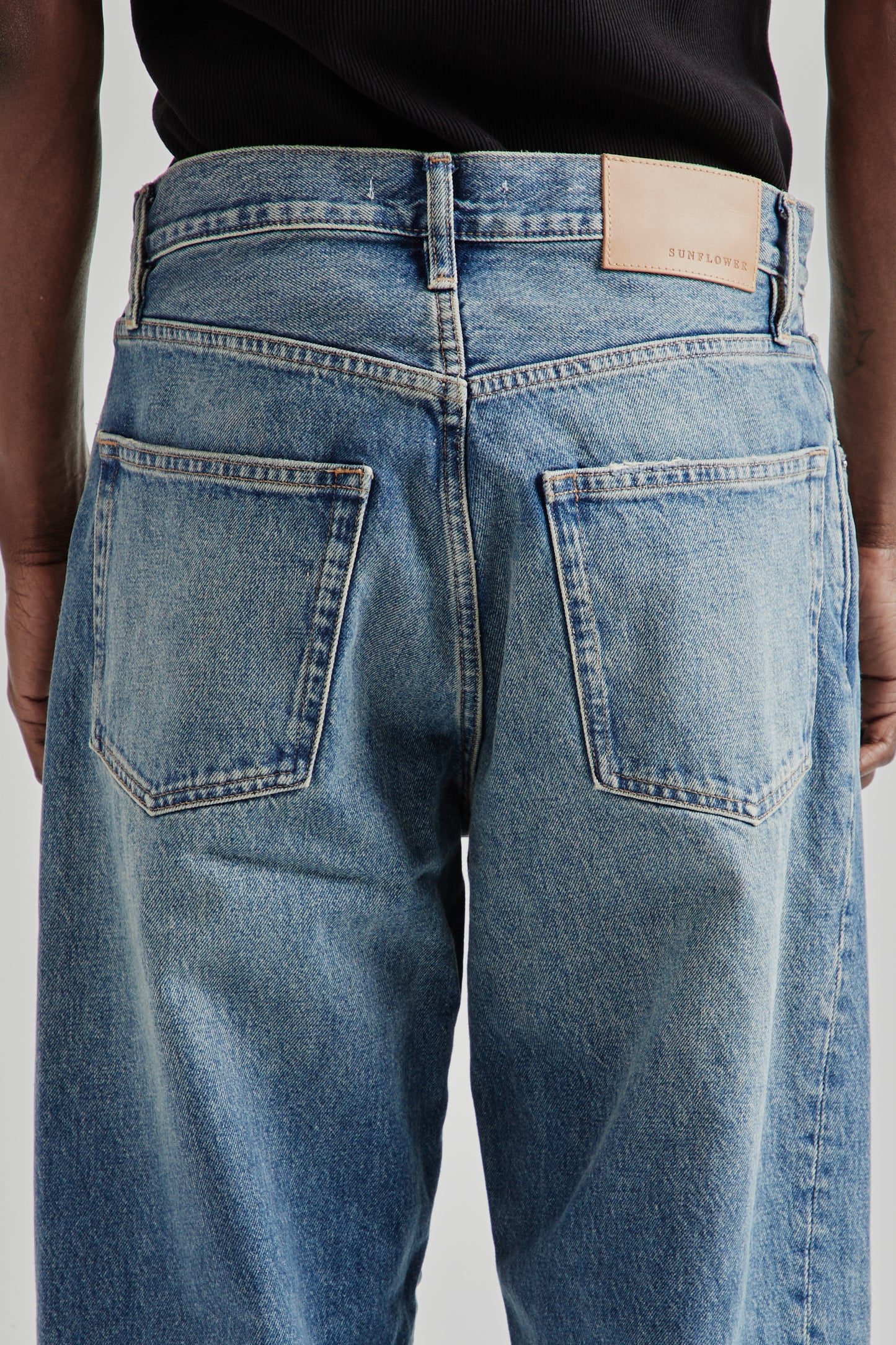 Wide Twist Denim - Dark Blue Vintage