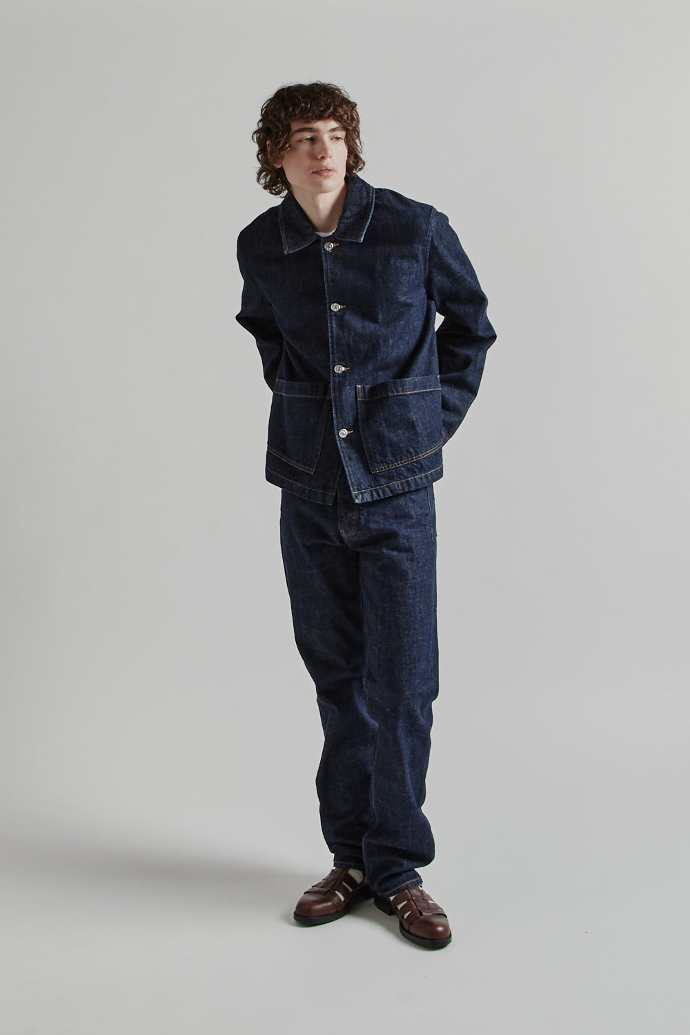 Worker Jacket - Simple Rinse - Wallace Mercantile Shop