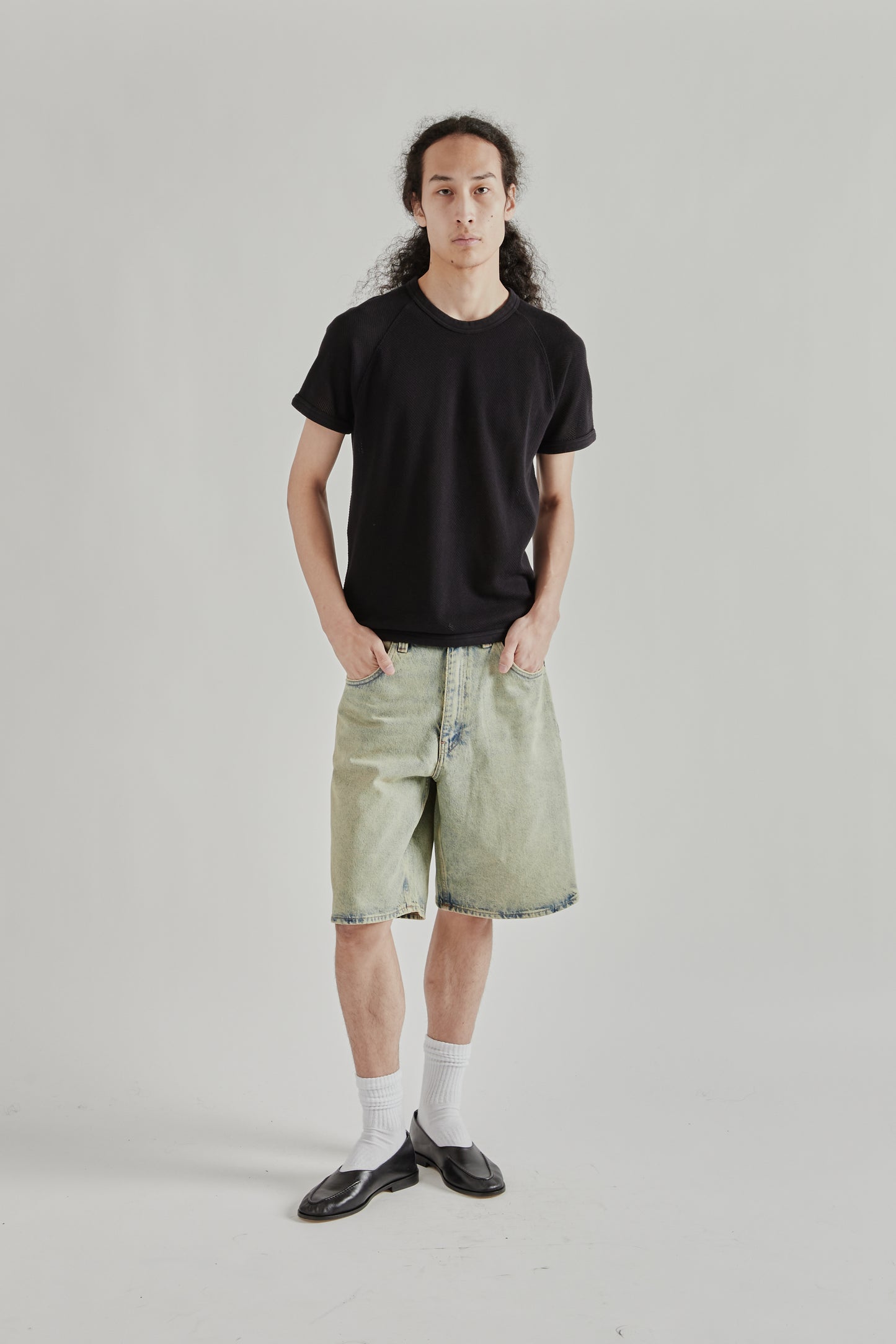 Sunflower SS26 Mesh Raglan Tee Black1601