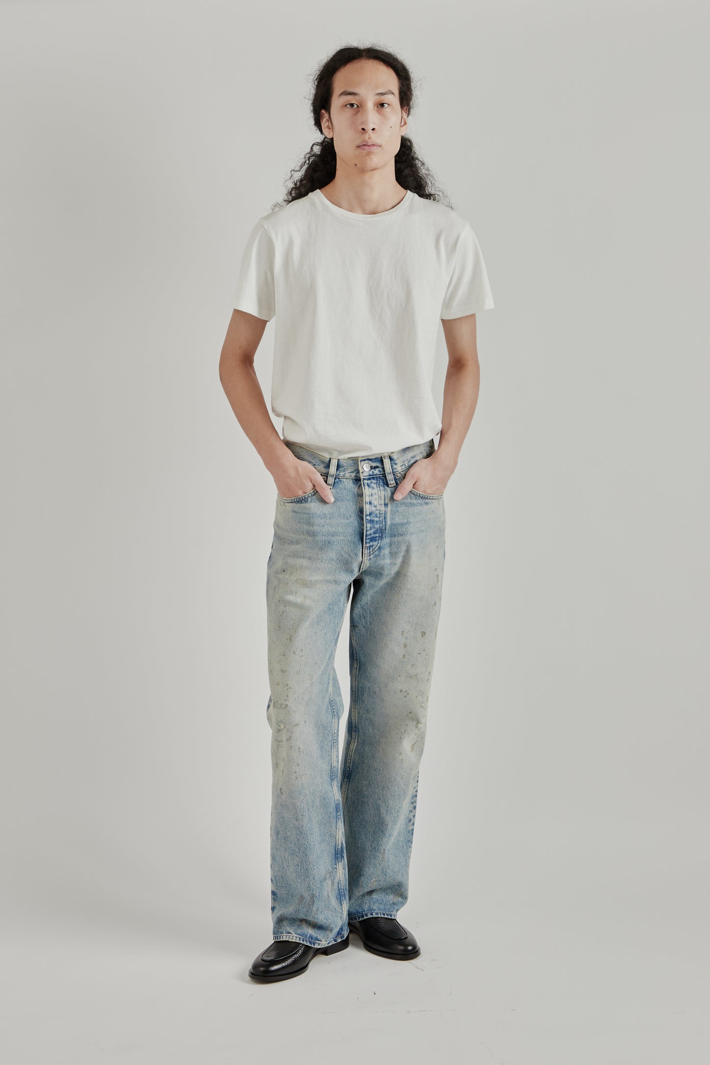 Sunflower SS26 Relaxed Boot Paint Worn1863