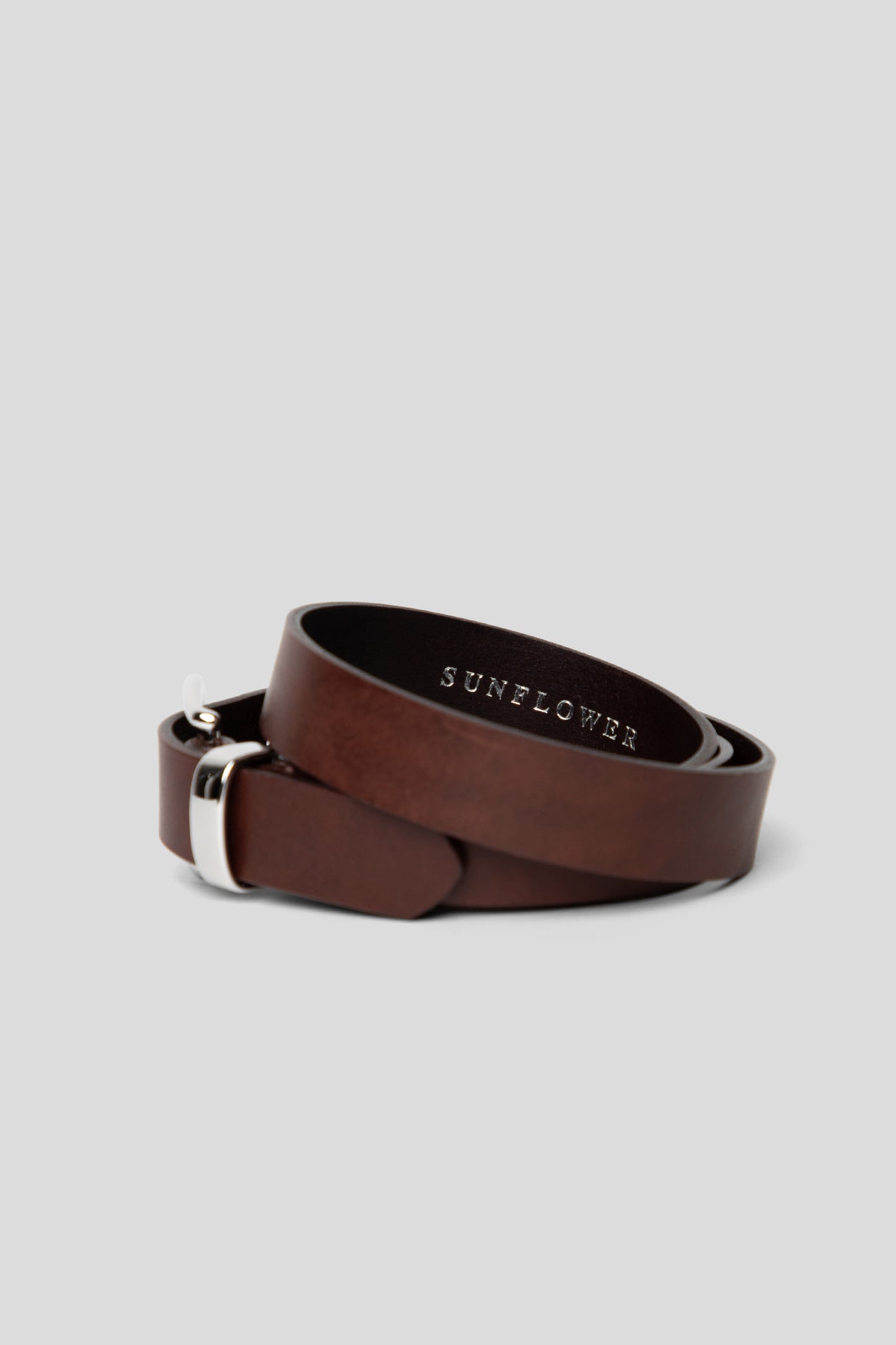 Sunflower Simple Belt 2.5 CM Brown 2