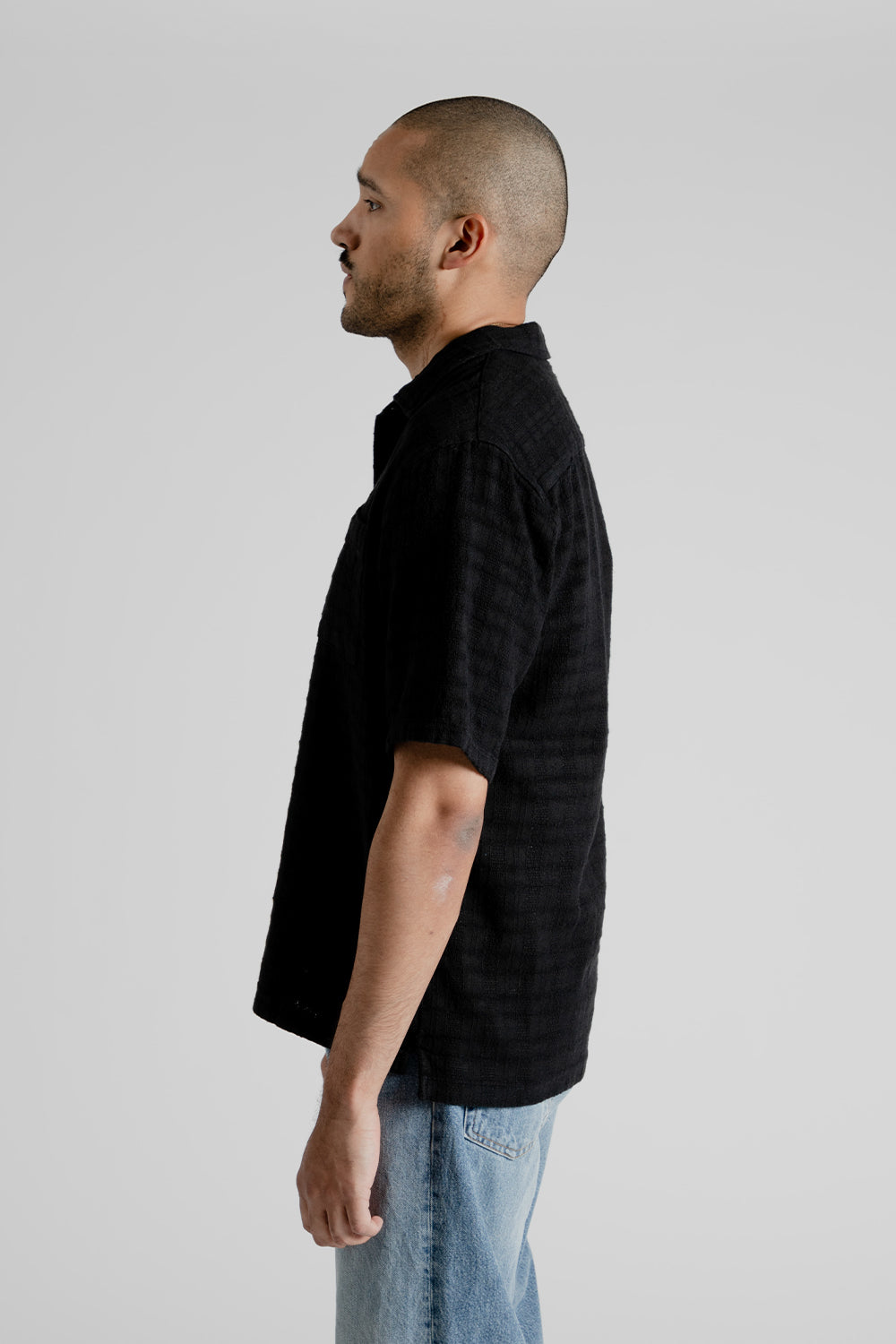 Spacey SS Shirt - Black - Wallace Mercantile Shop