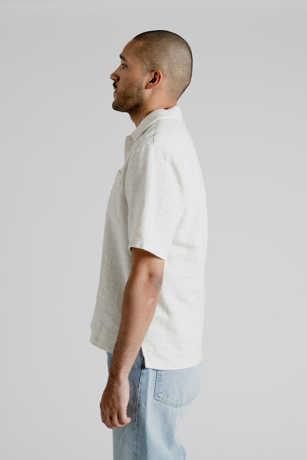 Spacey SS Shirt - White - Wallace Mercantile Shop