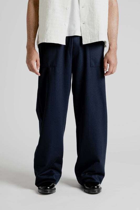 Track Pants - Navy - Wallace Mercantile Shop